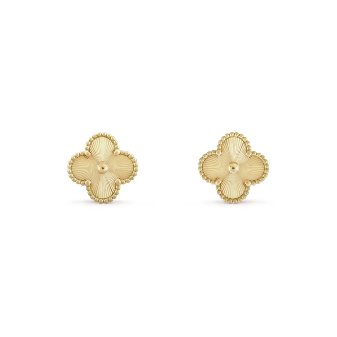 CLOVER | Goldene Ohrringe