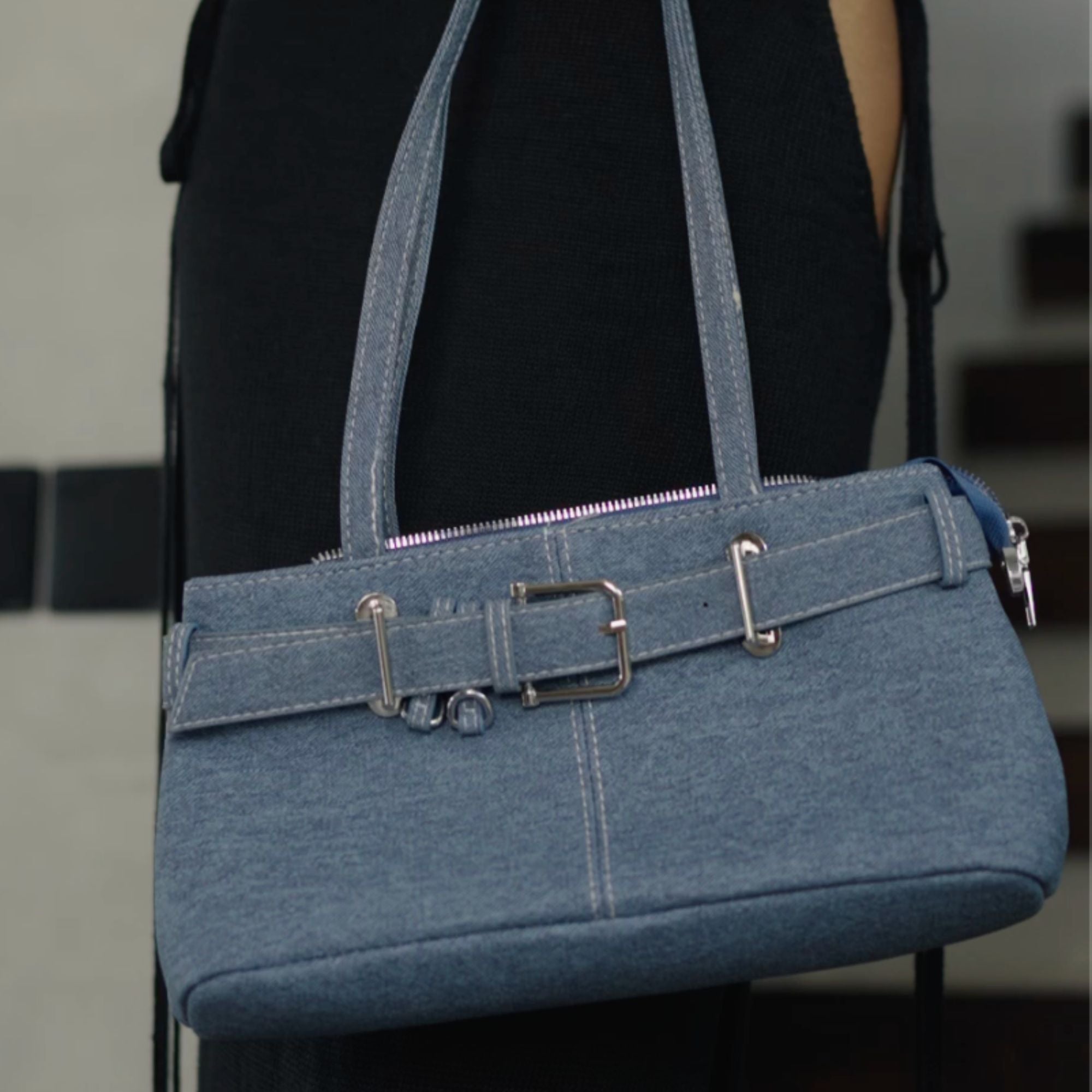 Noemie Denim Tasche