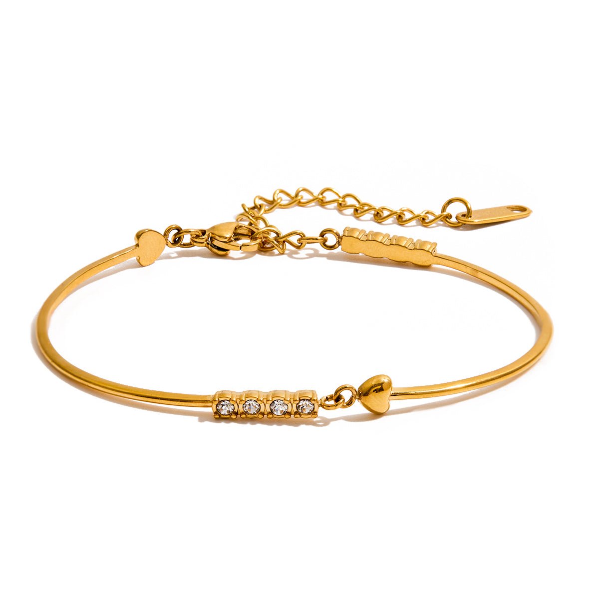 Amelie Strahlendes Armband | 18K Gold-Maison Doré