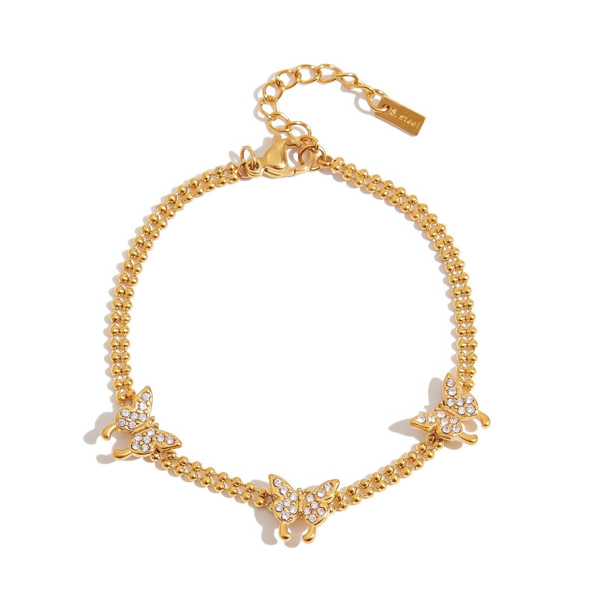 Maribelle Schmetterlingsarmband | 18K Gold-Maison Doré