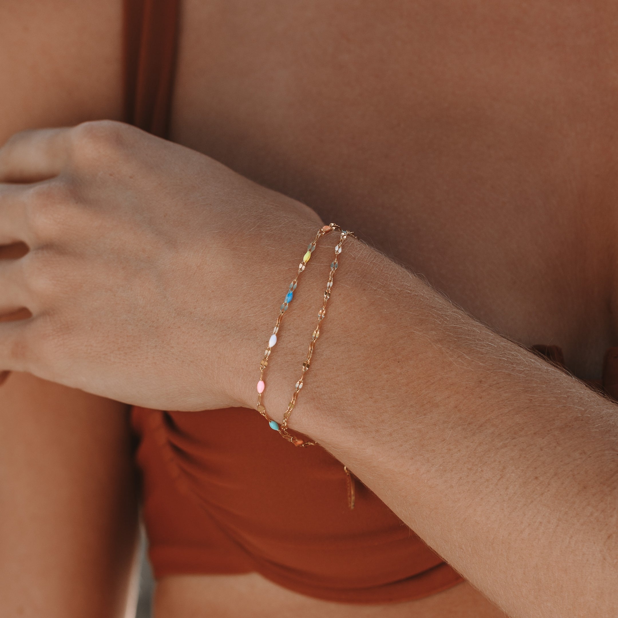 Regenbogen Zarte Armband-Maison Doré