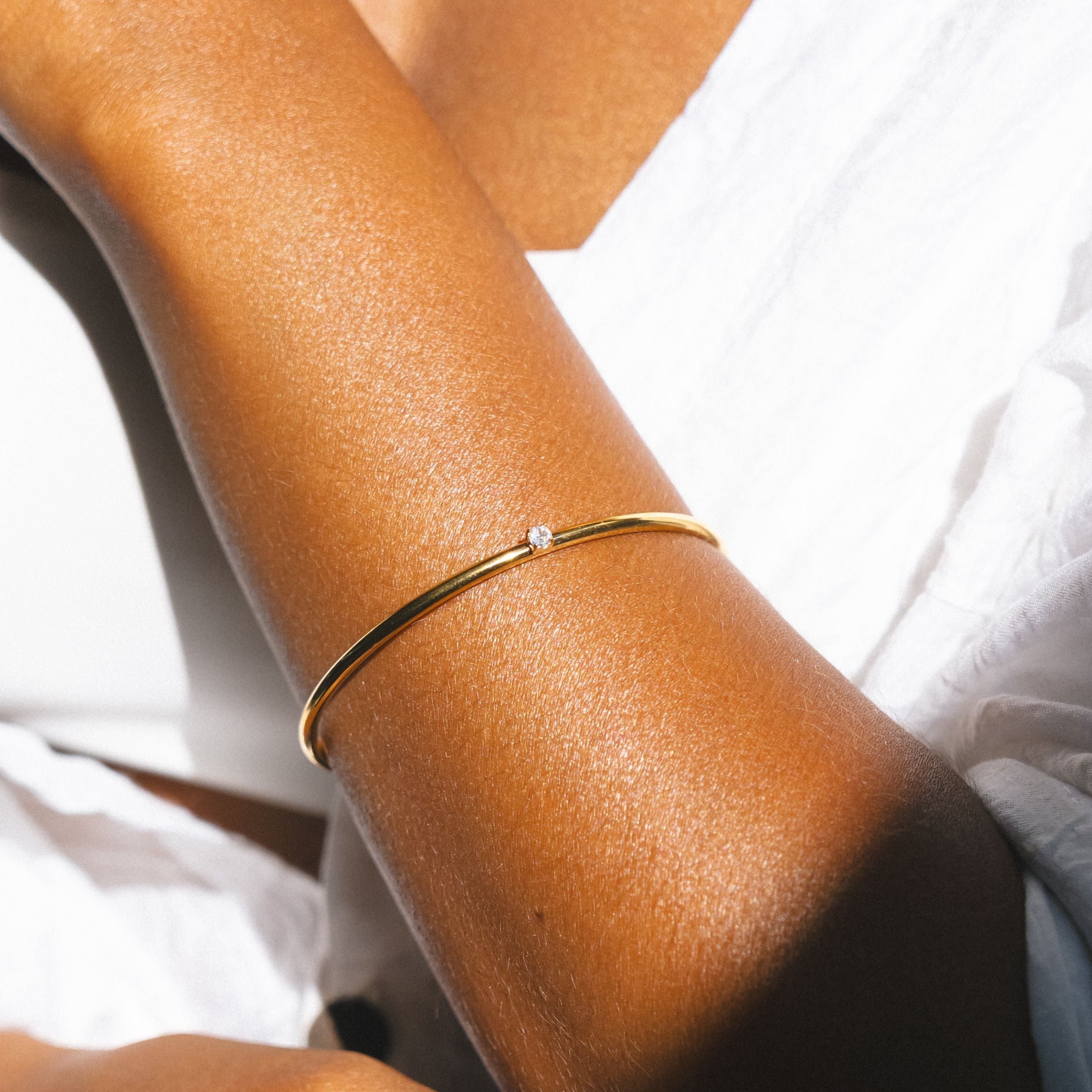 Dünnes Solar-Armband-Maison Doré