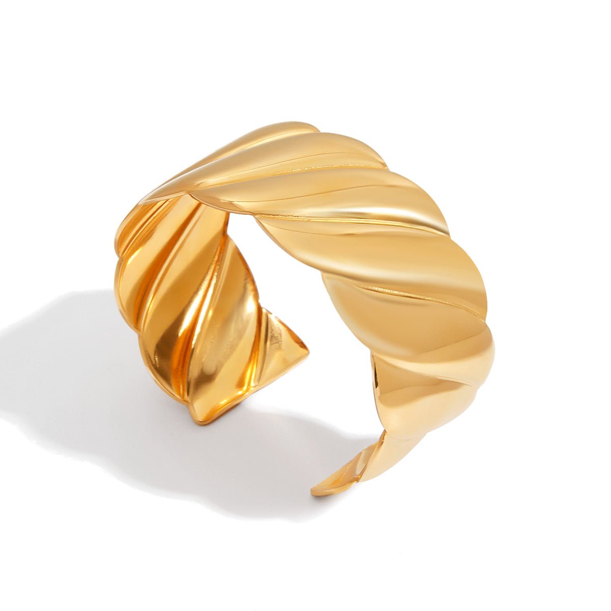 Elaris Twist Armreif 18K Gold-Maison Doré