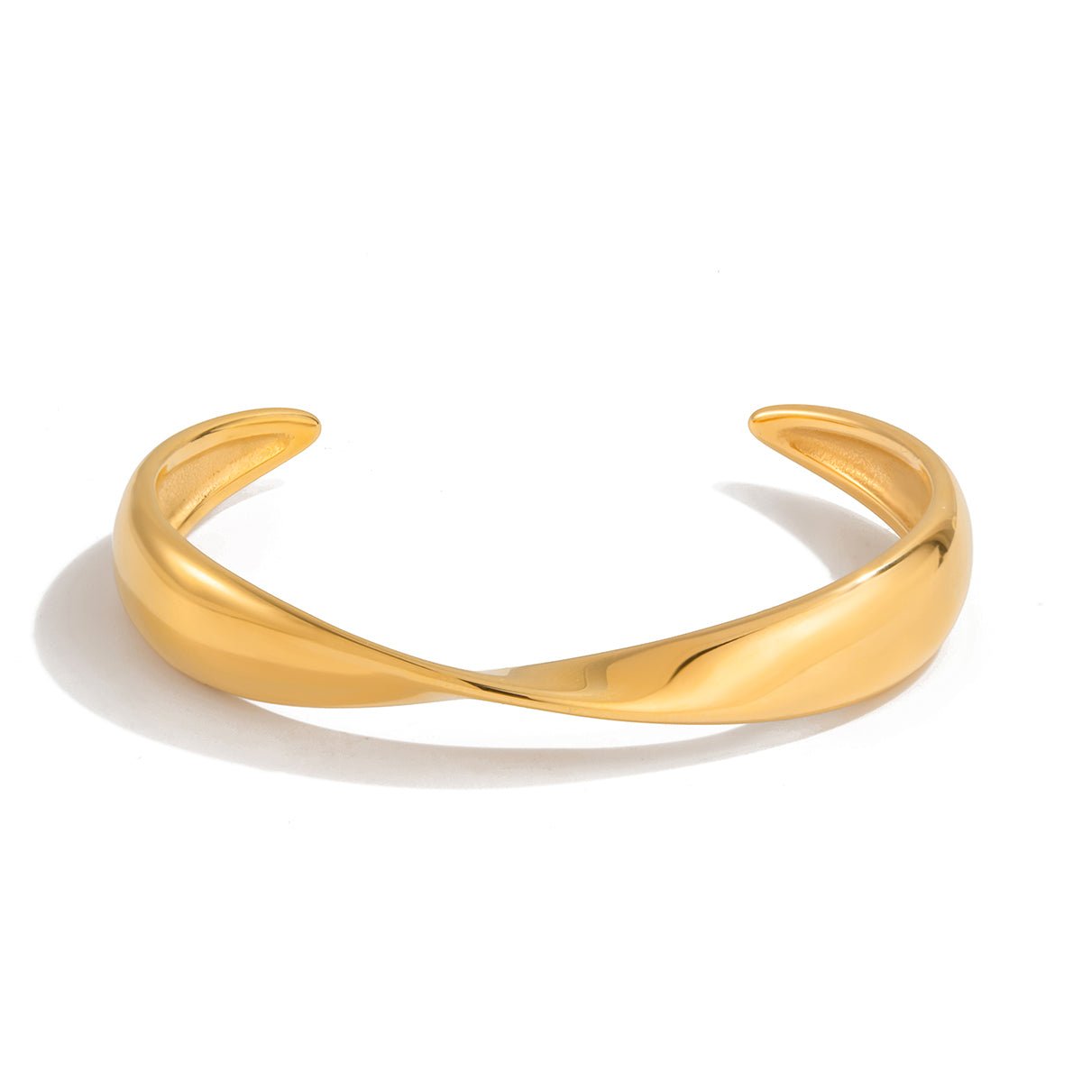 Selene Wave Armreif 18K Gold-Maison Doré