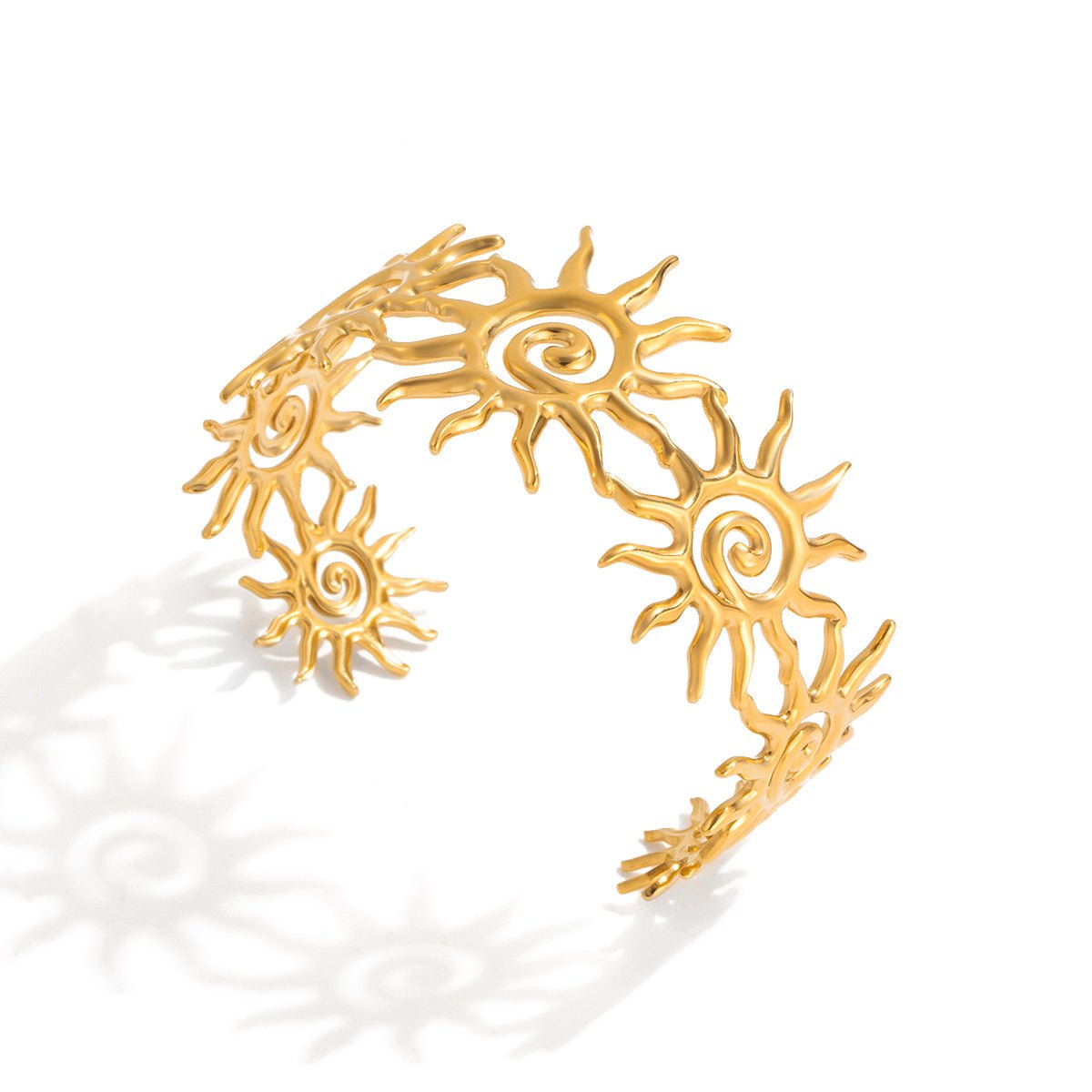 Aurora Soleil Manschettenarmband | 18K Gold-Maison Doré