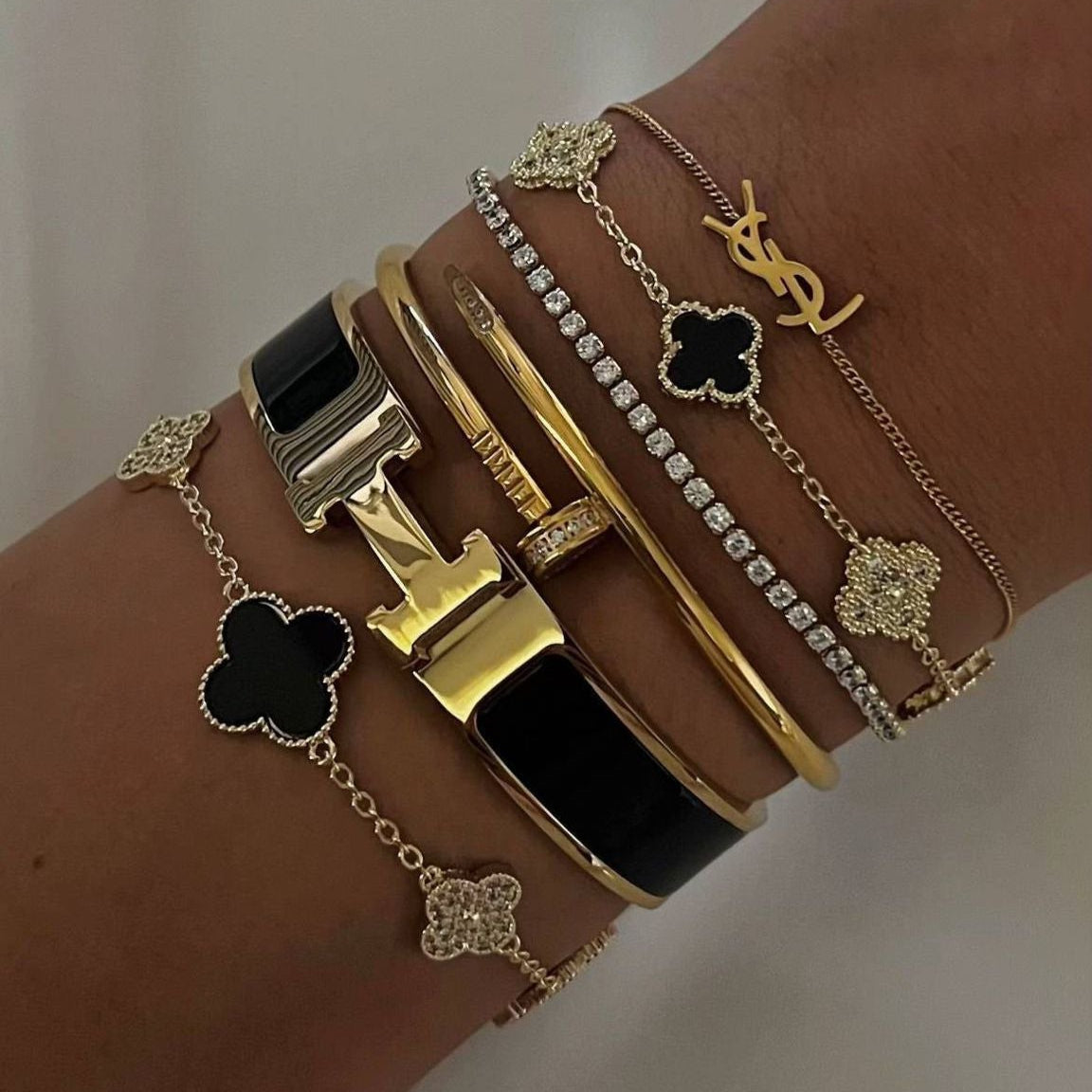 Barcelona Stapel-Armbänder-Maison Doré
