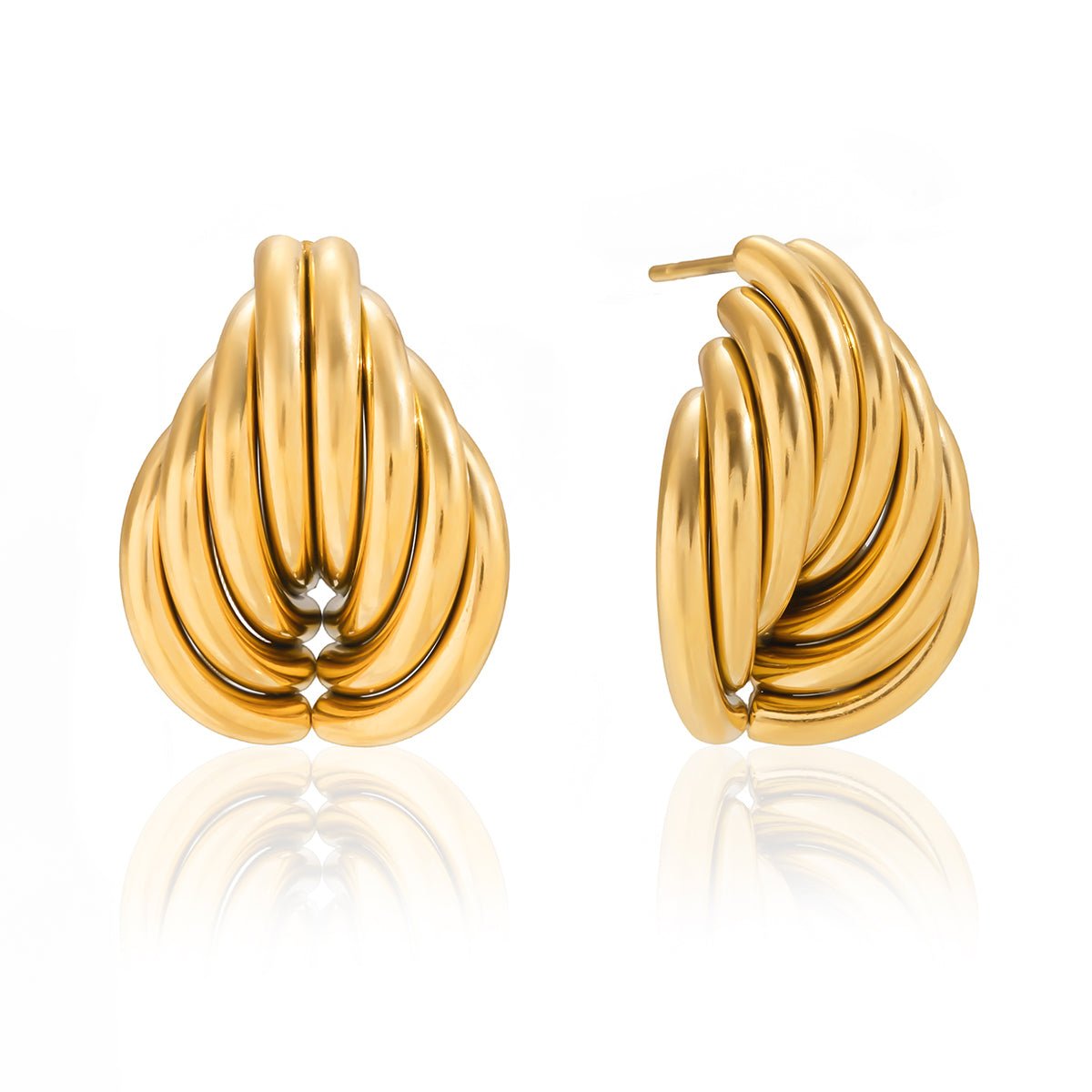 Bella Statement Ohrringe | 18K Gold-Maison Doré