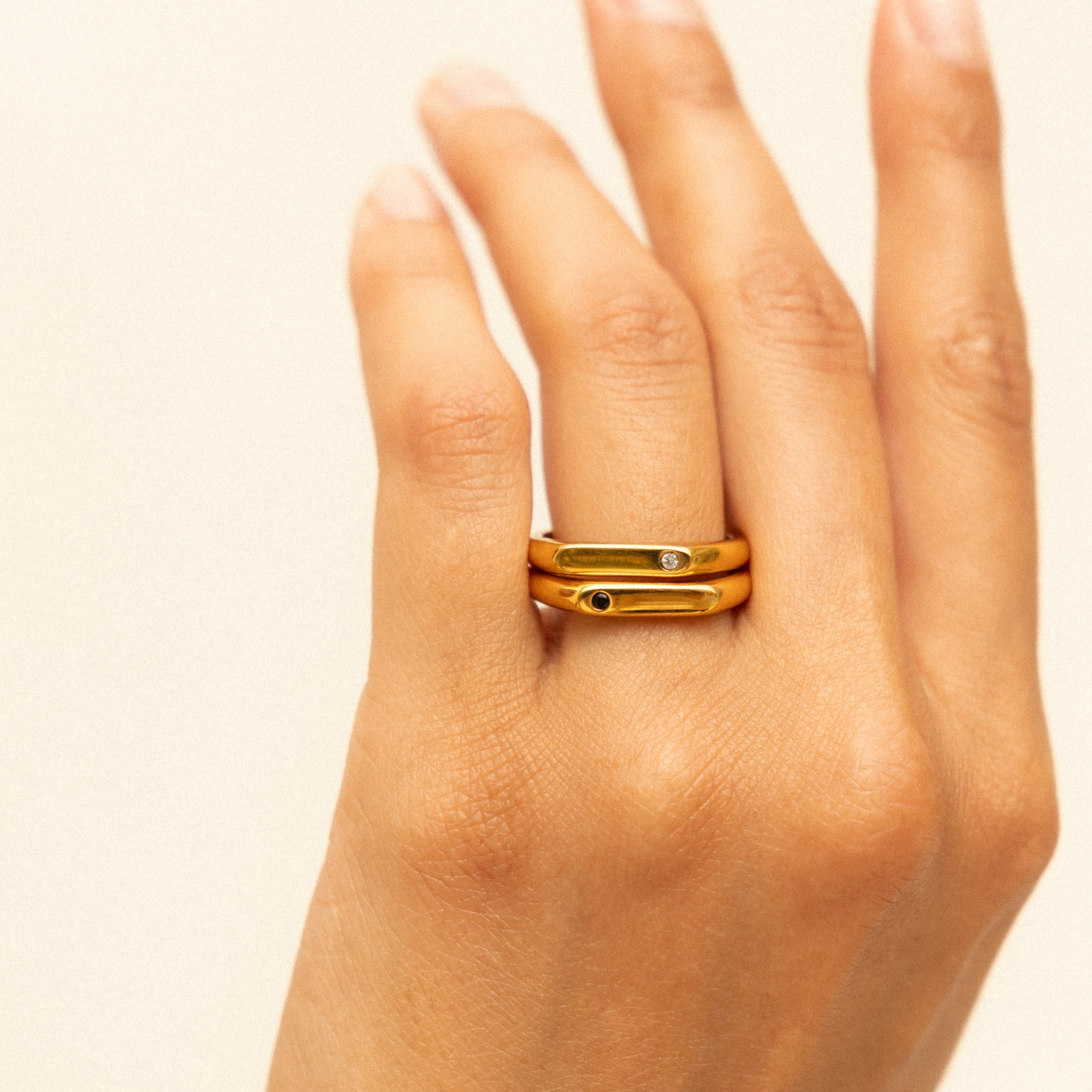 „Beste Freunde“ Ringe Set-Maison Doré