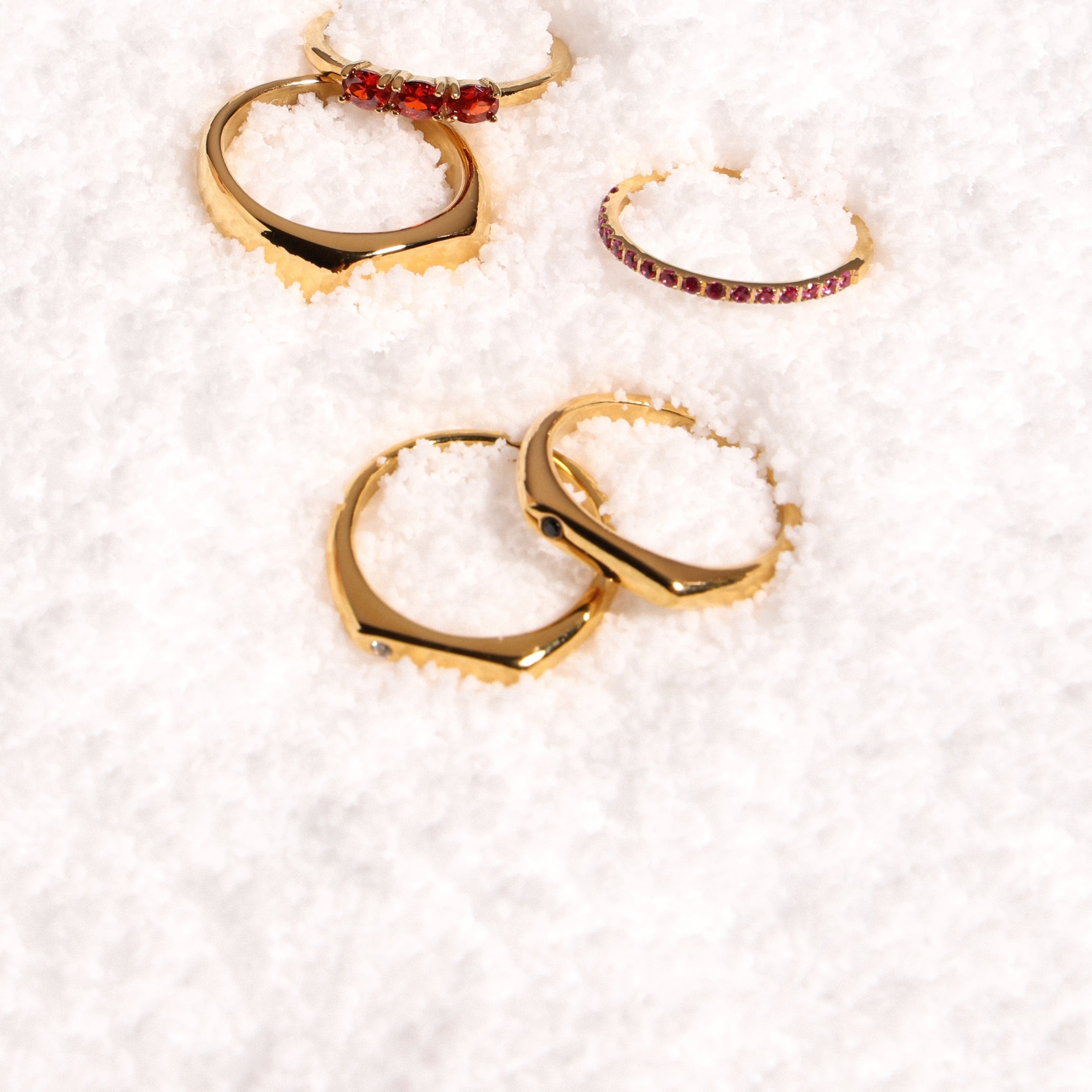 „Beste Freunde“ Ringe Set-Maison Doré