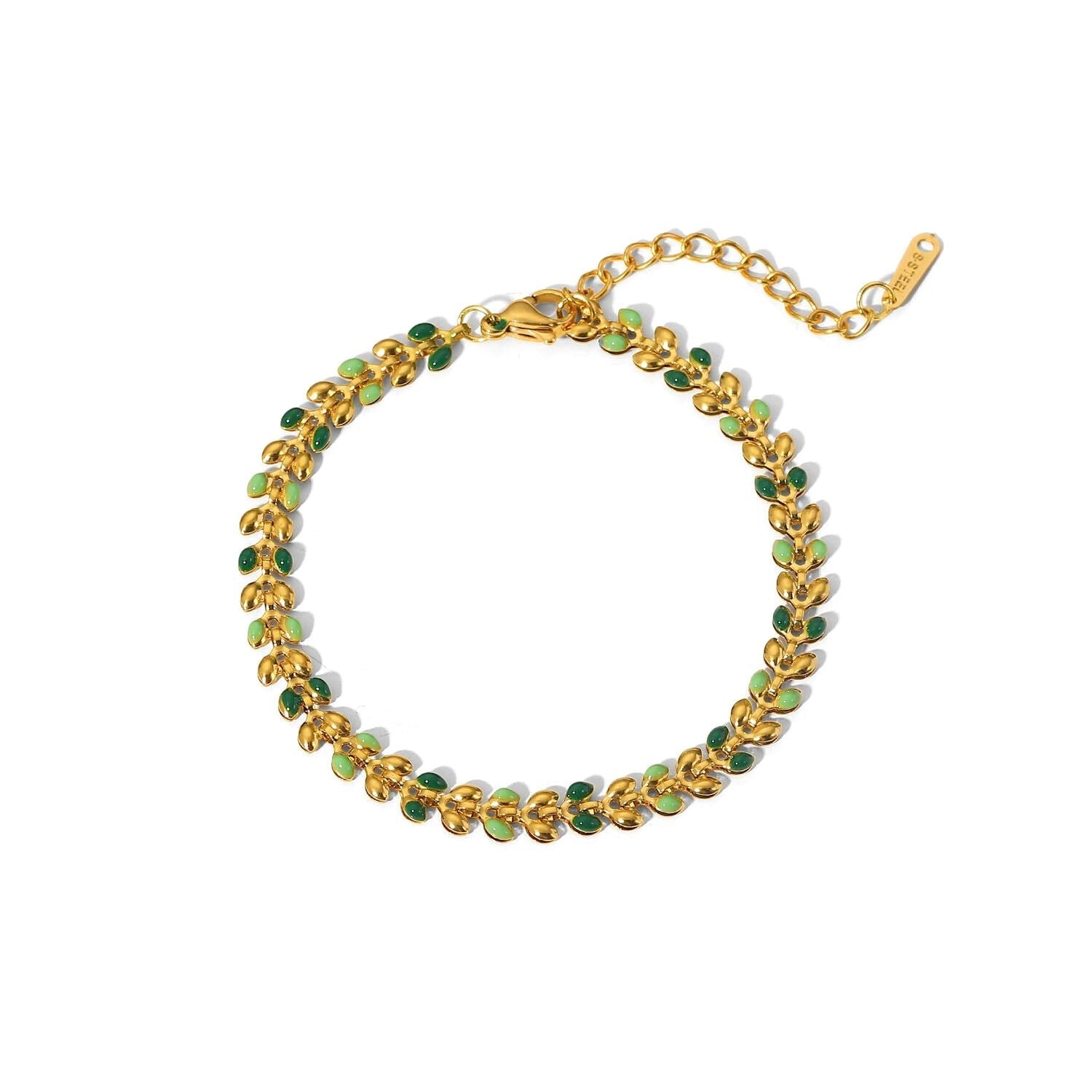 Elowen Blatt Armband | 18K Gold-Maison Doré