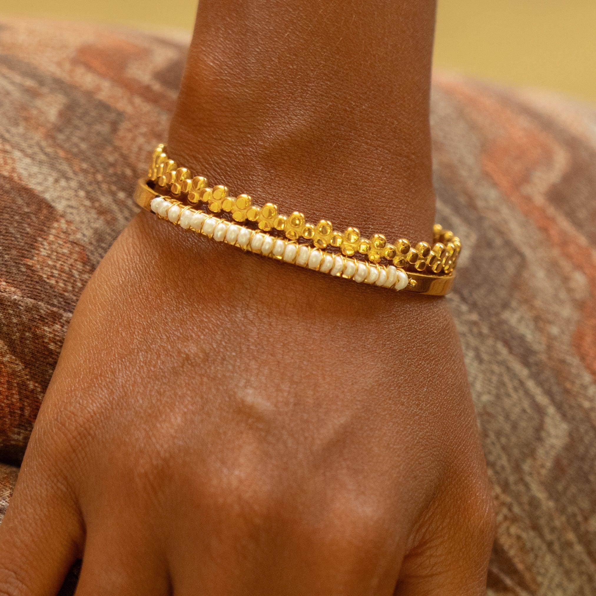 Bloom Manschettenarmband-Maison Doré
