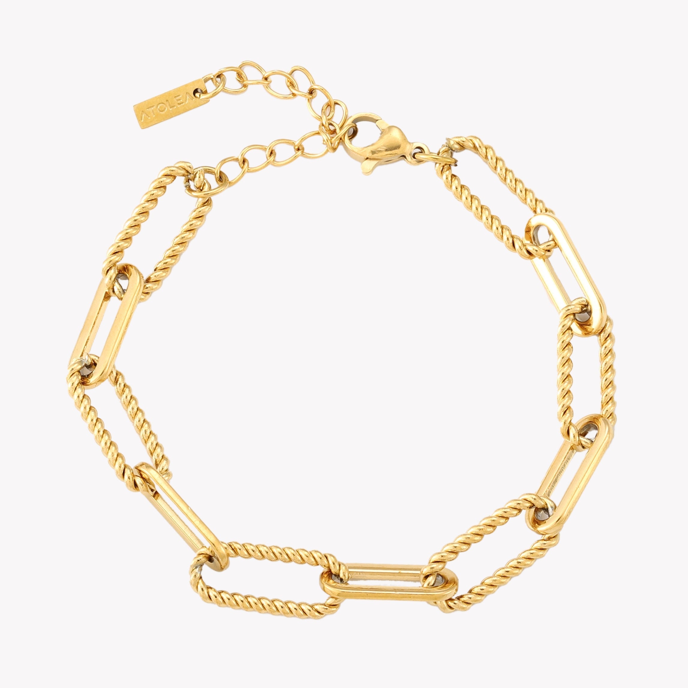 Bold Paperclip Armband-Maison Doré