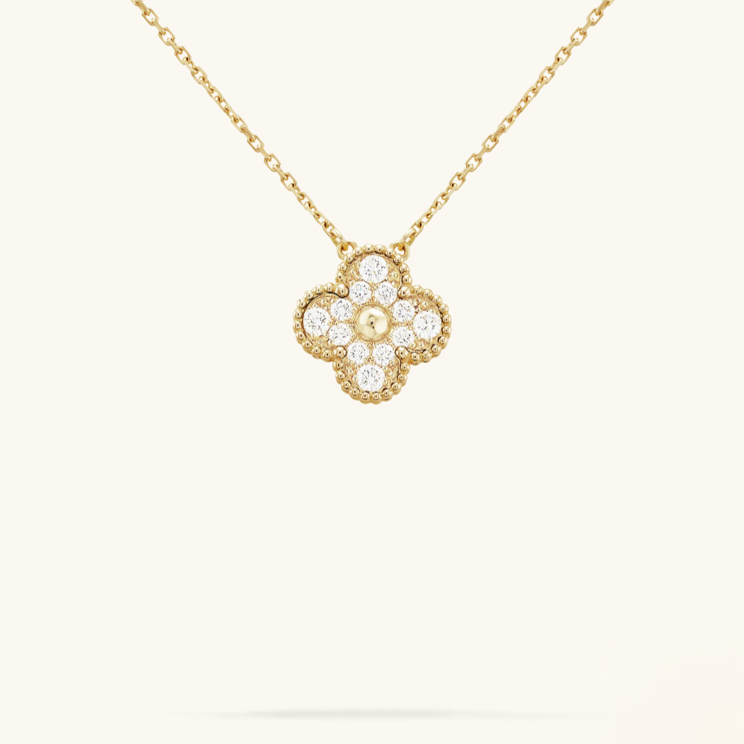 CLOVER | Goldene Prestige-Halskette-Maison Doré