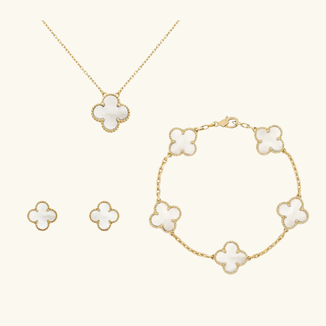 CLOVER | Premium Gold Weiß Set-Maison Doré