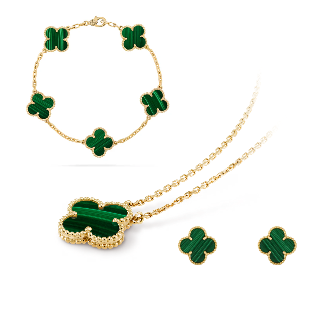 CLOVER | Premium Grünes Set-Maison Doré