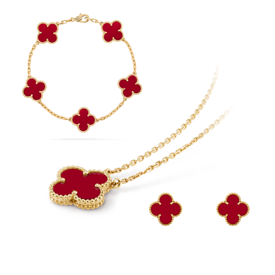 CLOVER | Premium Roter Set-Maison Doré
