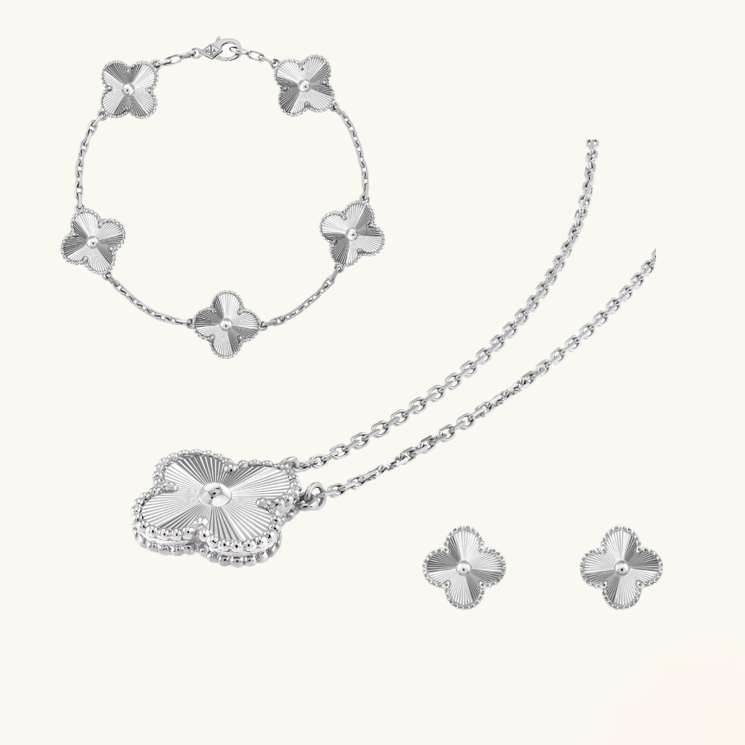 CLOVER | Premium Silber Set-Maison Doré