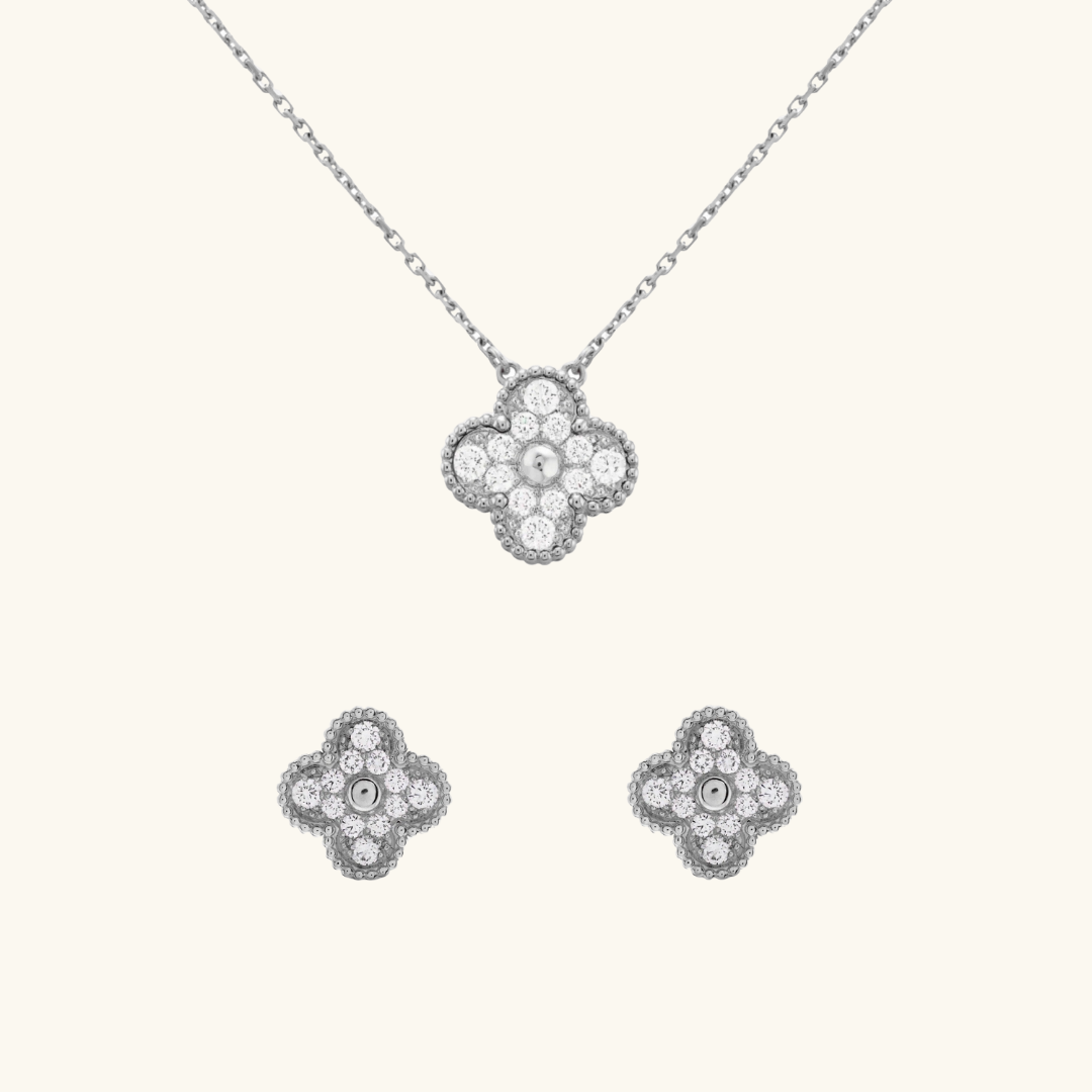 CLOVER | Silberne Prestige 2-Zestaw Armbänder-Maison Doré