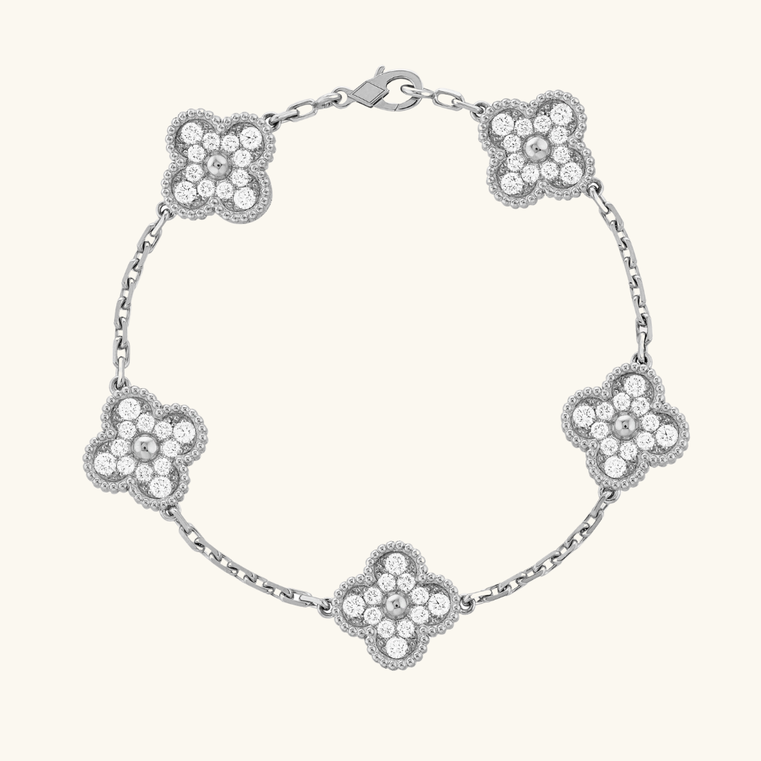 CLOVER | Silberne Prestige-Armband-Maison Doré