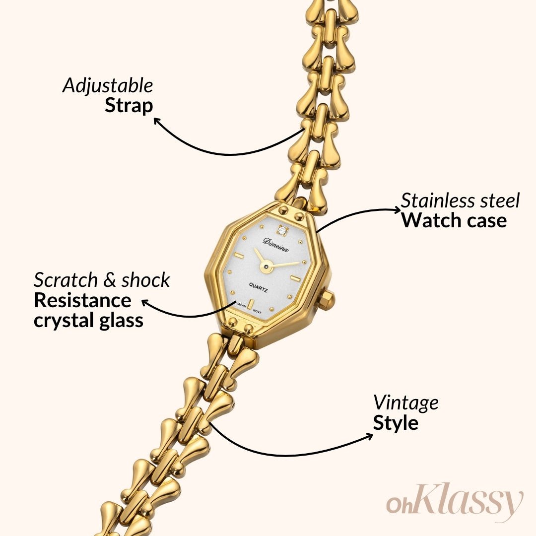 Celeste Uhr | Gold-Weiß-Maison Doré