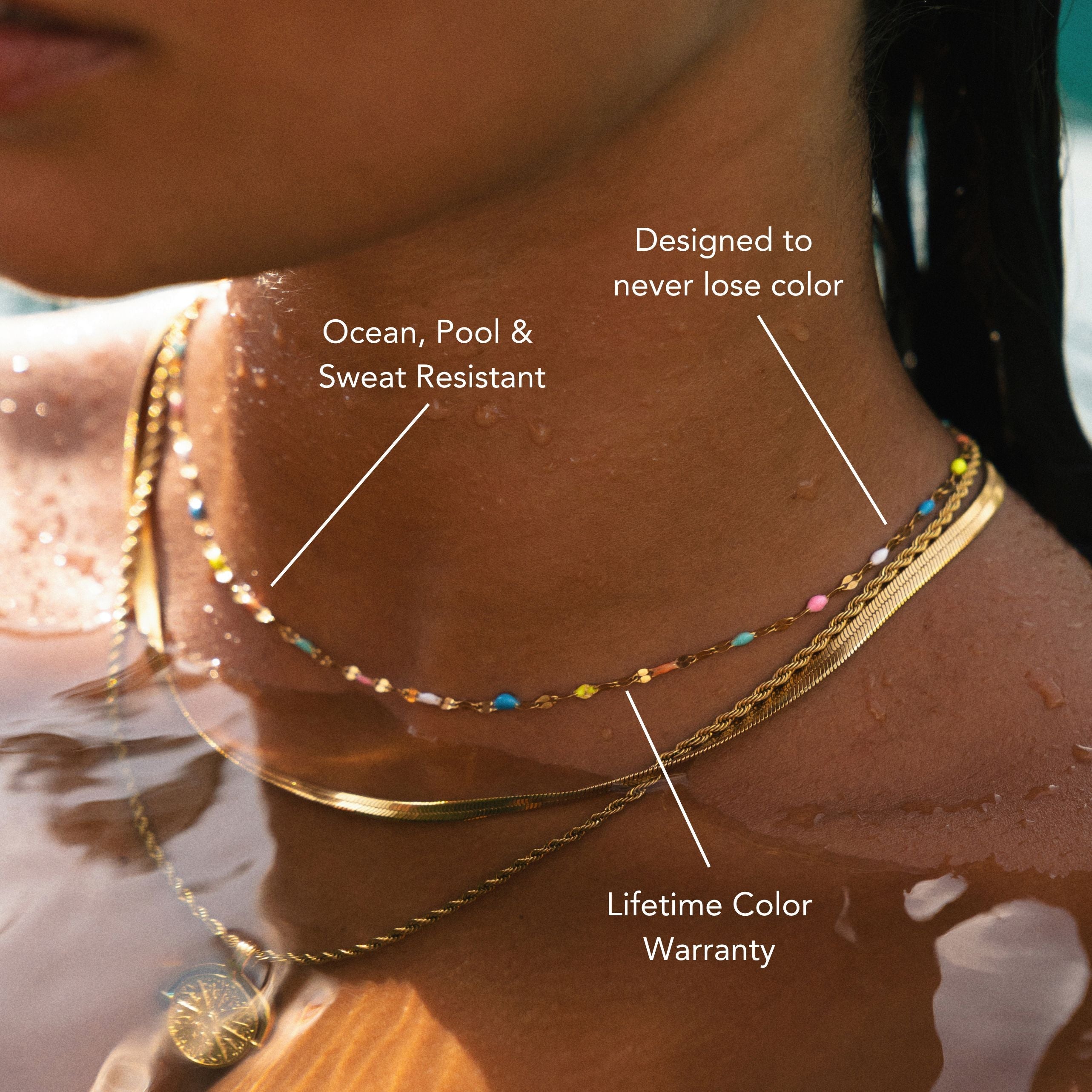 Regenbogen Dainty Choker-Maison Doré