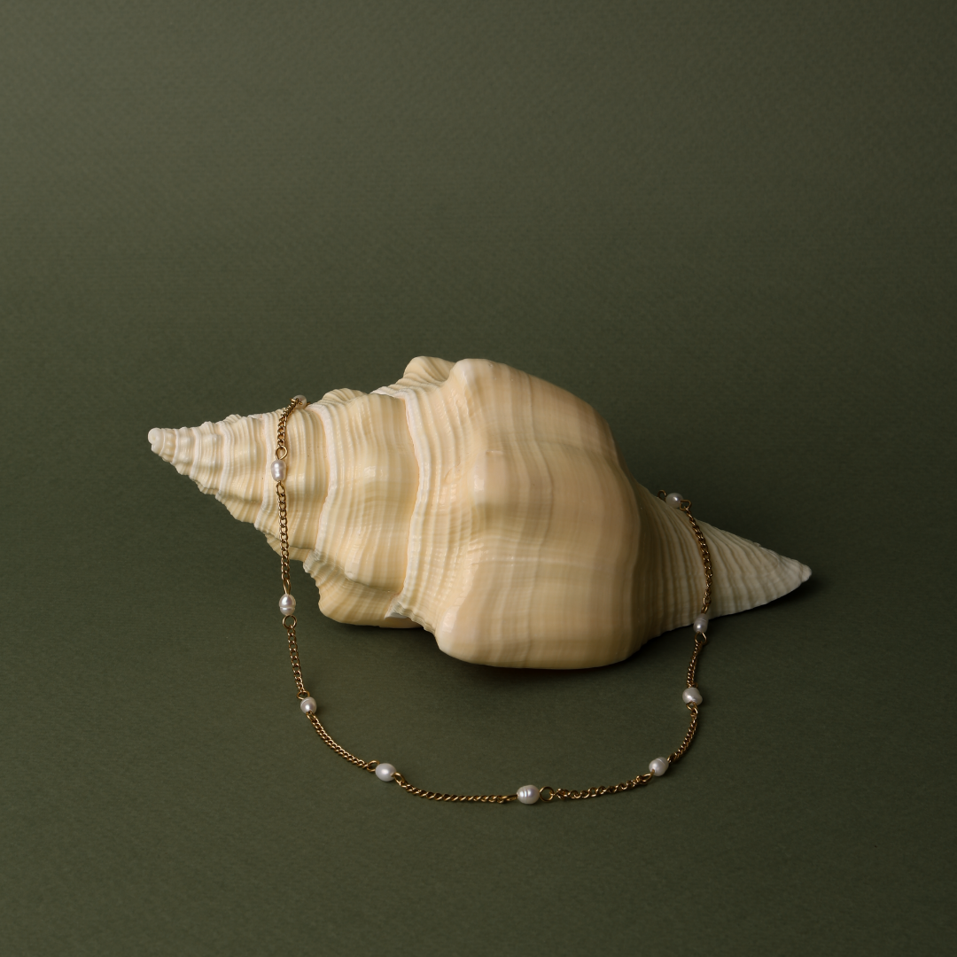 Zarte Goldperlen Choker-Maison Doré
