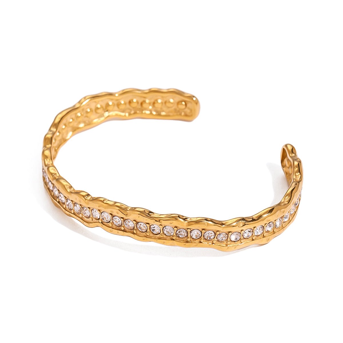 Cleo Ripple Armreif 18K Gold-Maison Doré