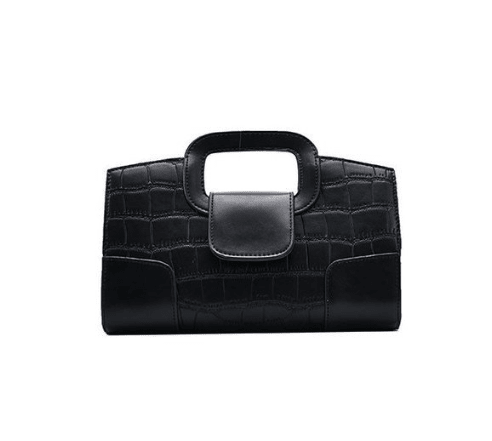 Colette Croc Mini Tasche Schwarz-Maison Doré