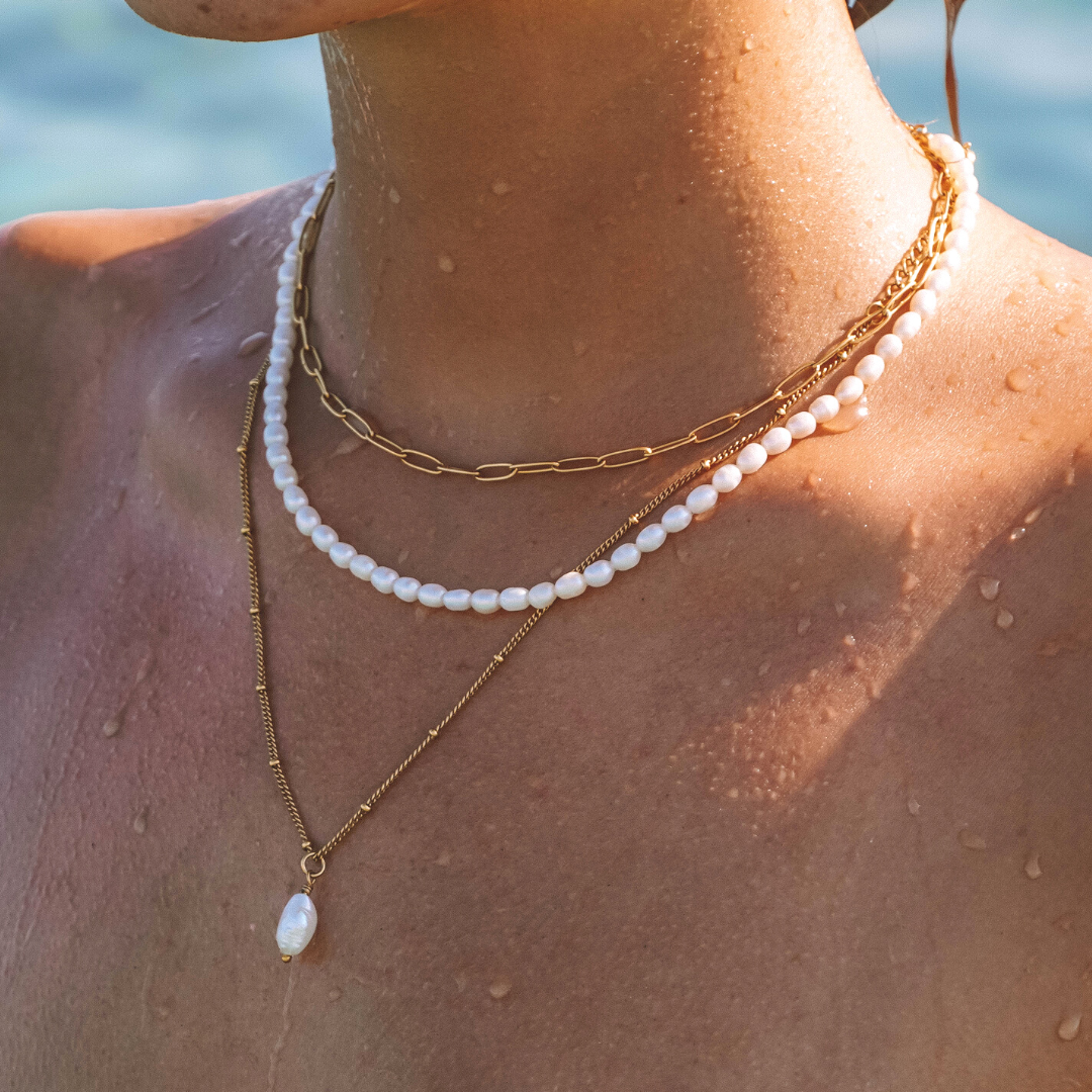 "Cozumel" Paperclip-Choker-Maison Doré
