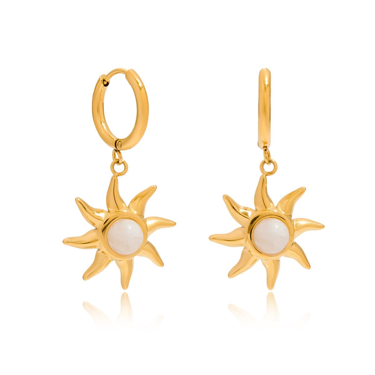 Elanor Bedel Hoops | 18K Gold-Maison Doré