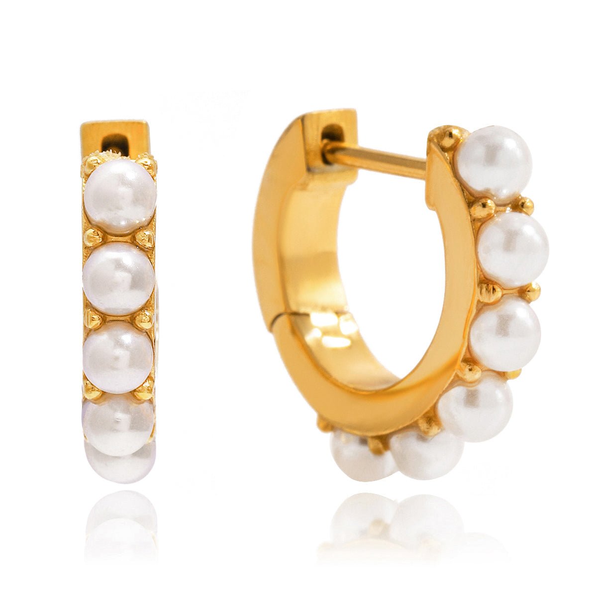 Lorena Creolen Ohrringe | 18K Gold-Maison Doré