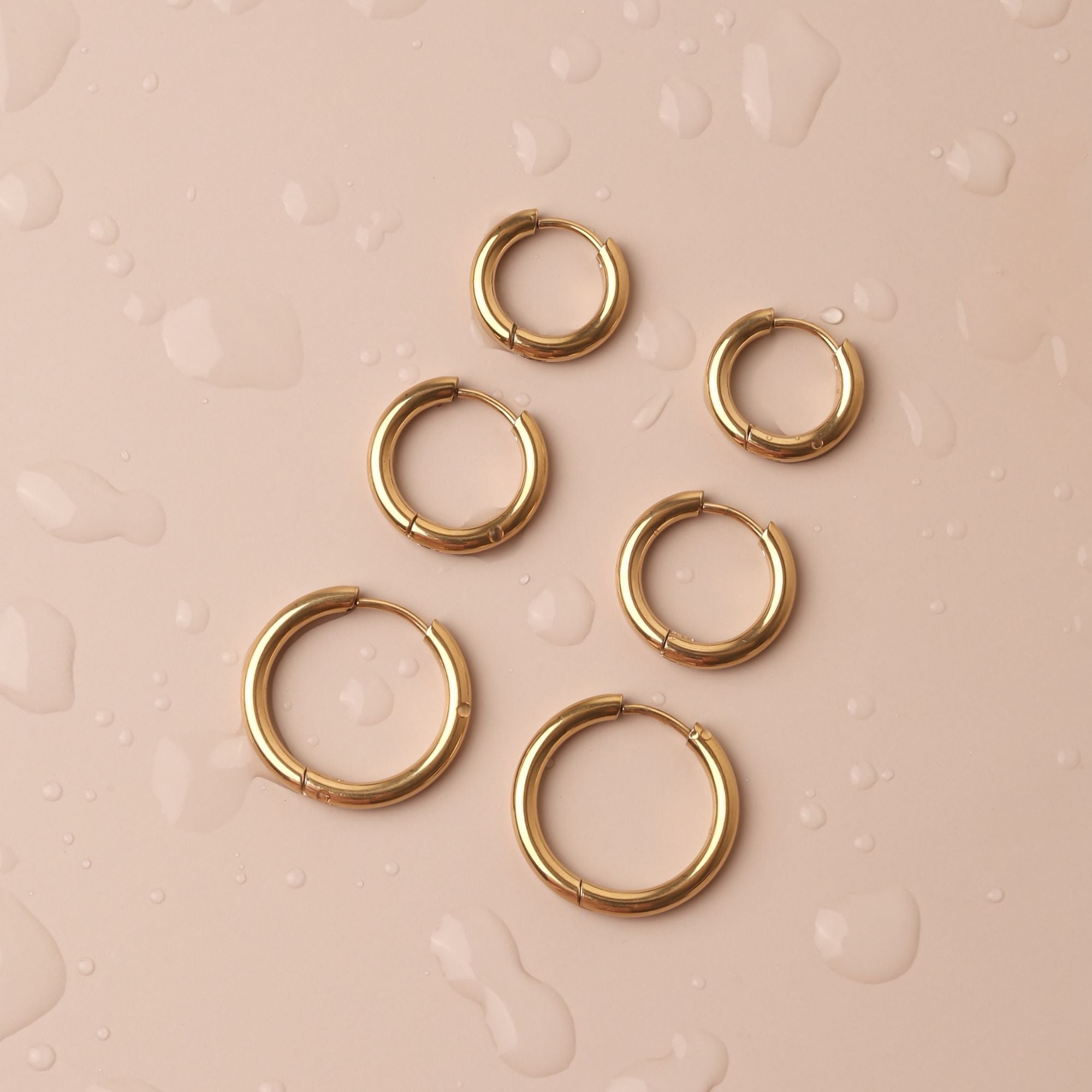 Dreifache Hoop Ohrringe Bundle-Maison Doré