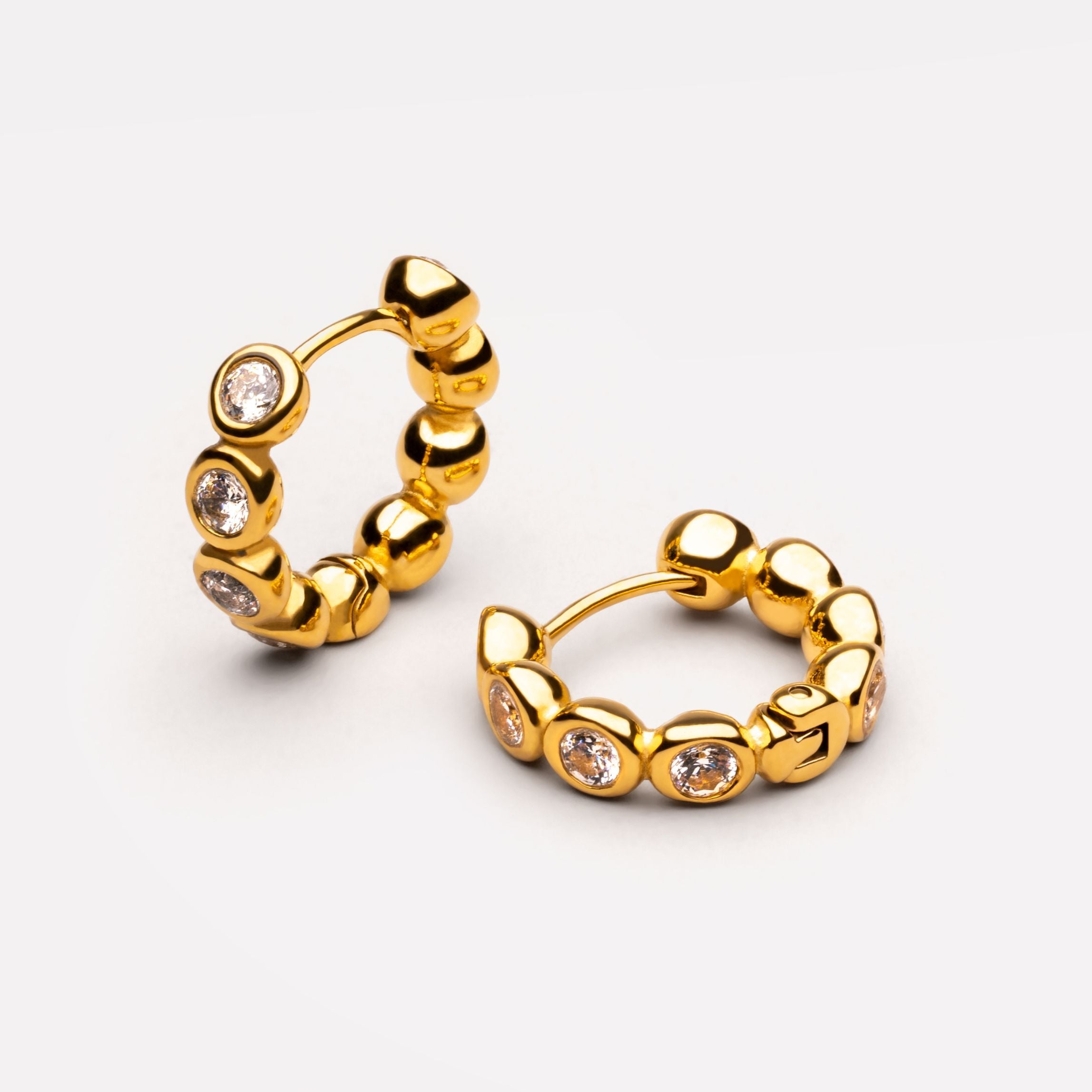 Perlen-Diamant-Hoops-Maison Doré