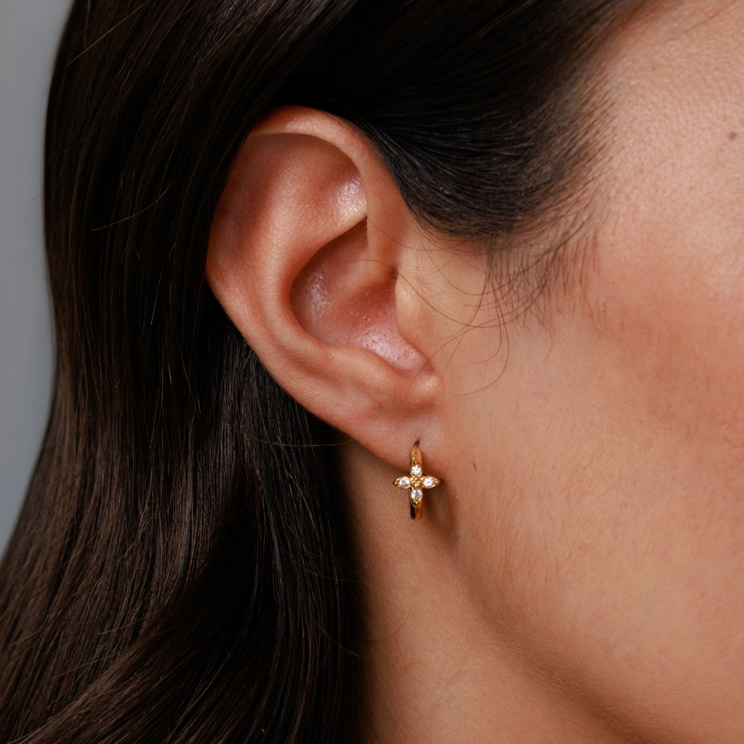 Daisy Hoops Ohrringe-Maison Doré