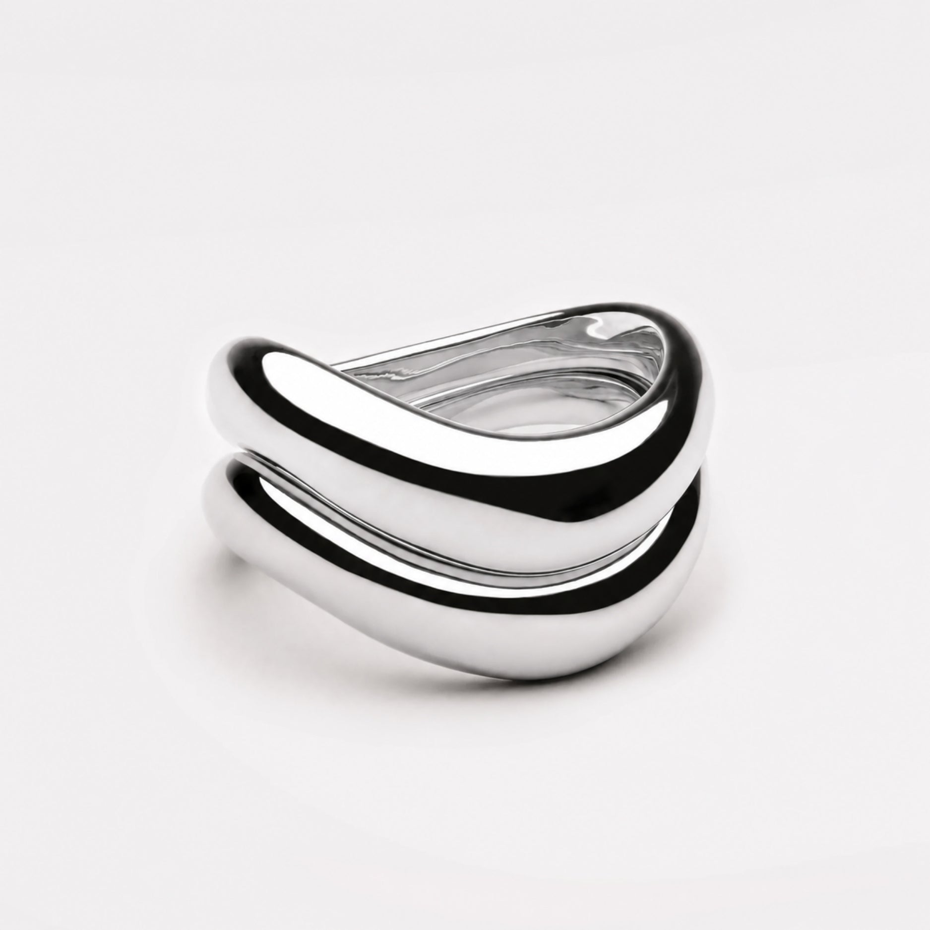 "Double Trouble" Ring Set-Maison Doré