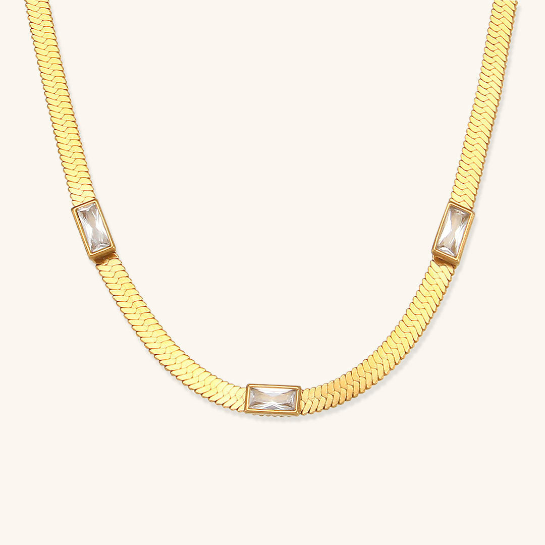 Eve Fischgrät-Goldkette-Maison Doré