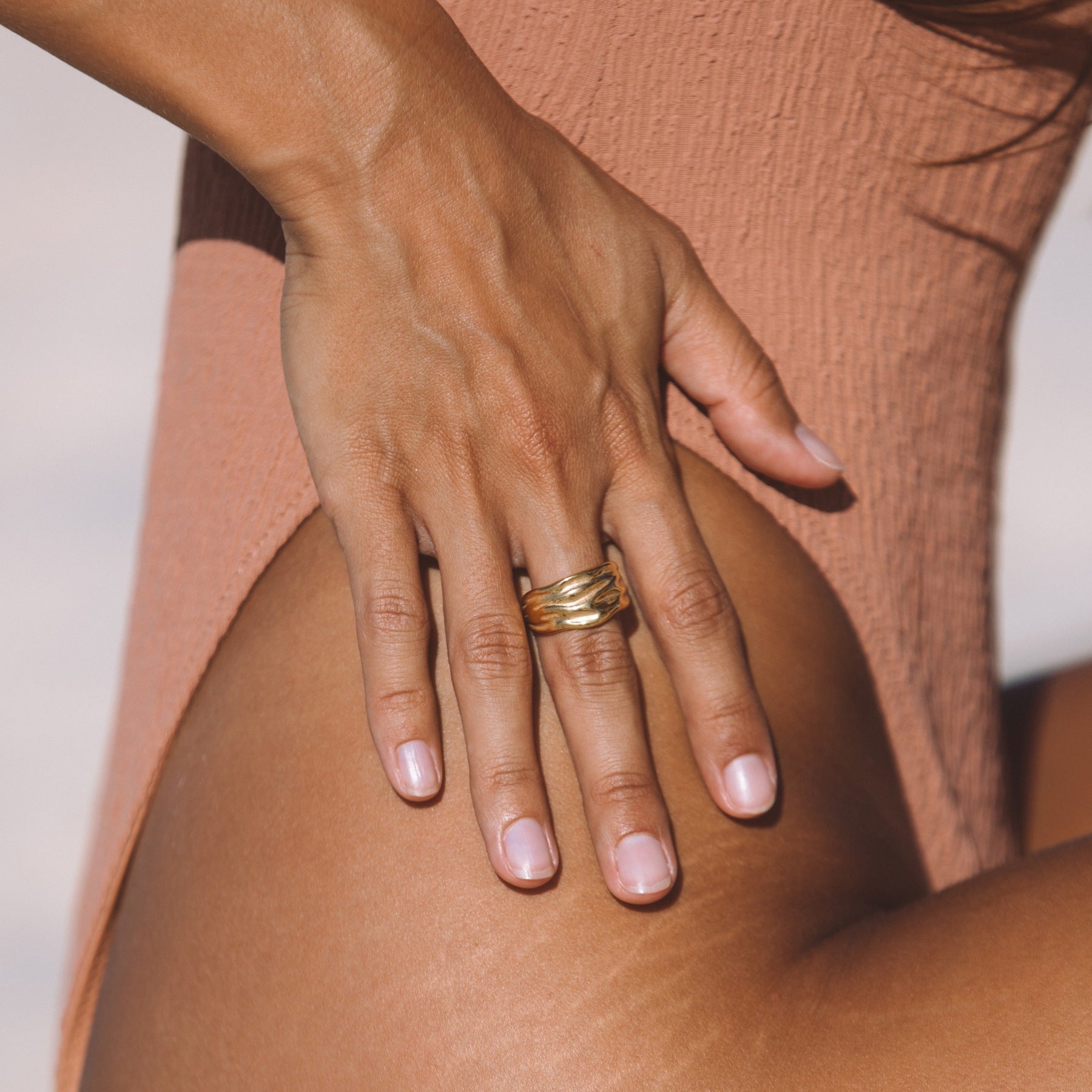 "Gaia" Statement Ring-Maison Doré