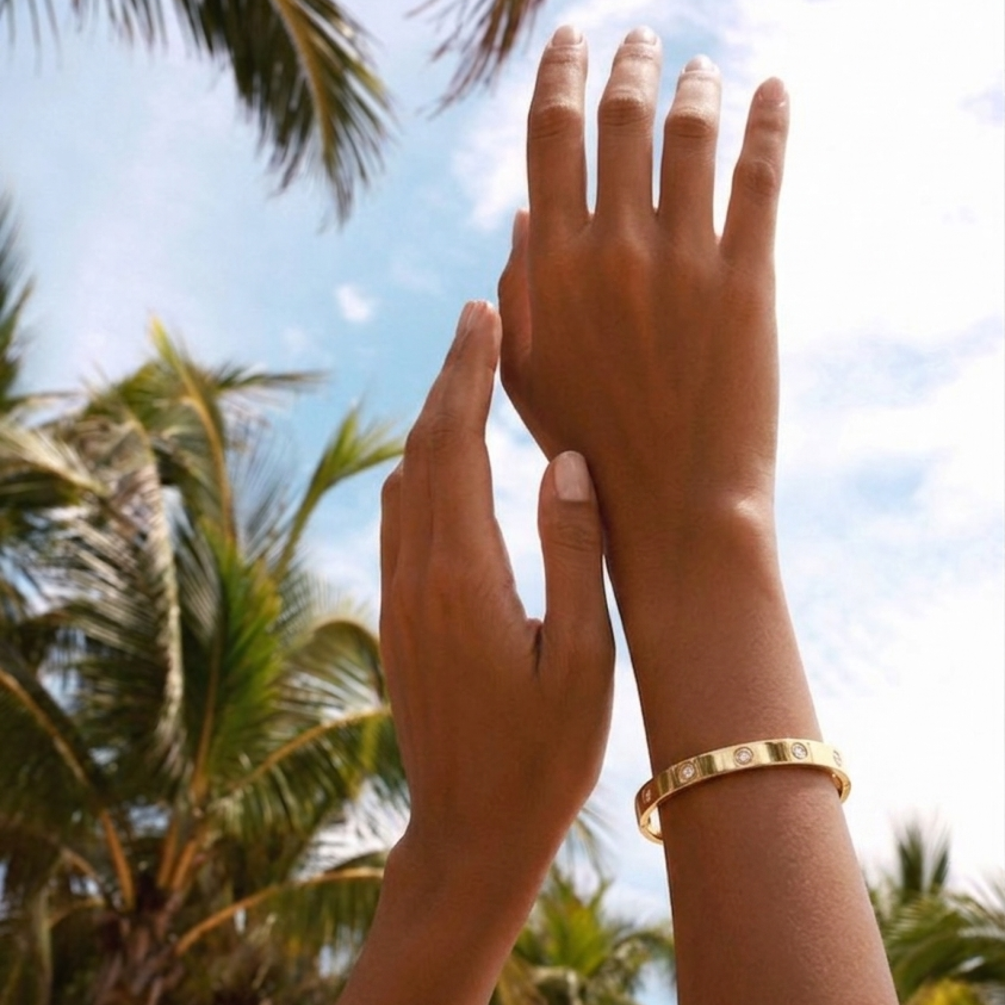 Ewige Link-Armband mit Diamant-Maison Doré