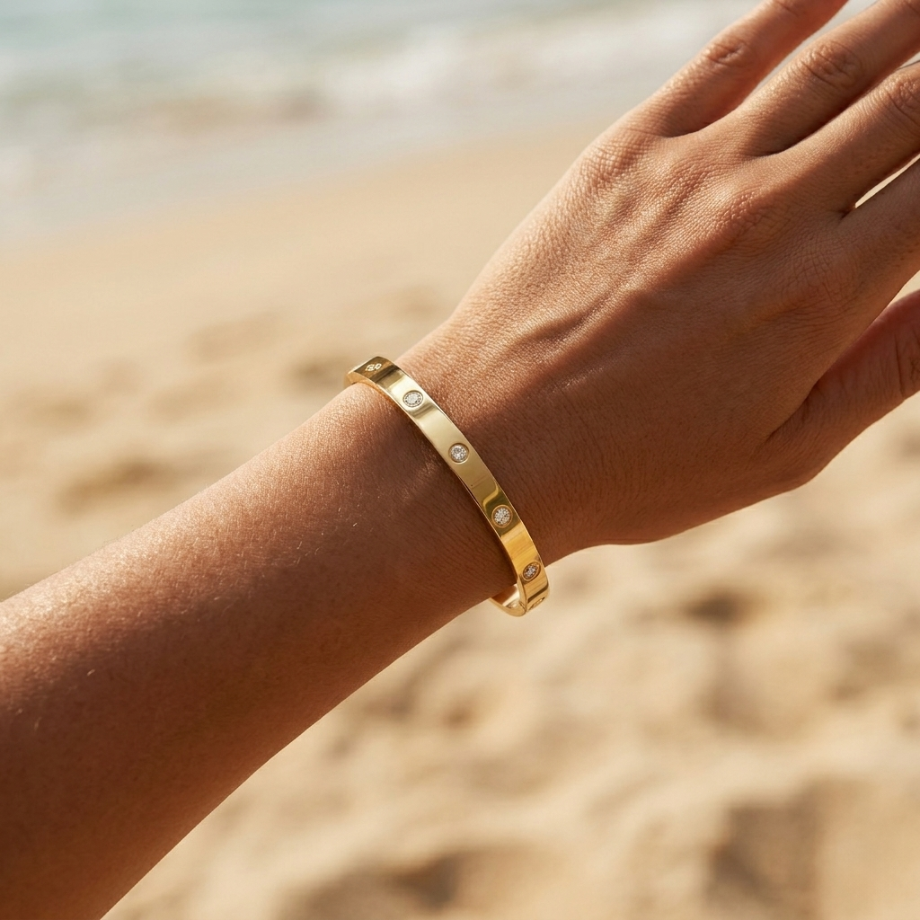 Ewige Link-Armband mit Diamant-Maison Doré