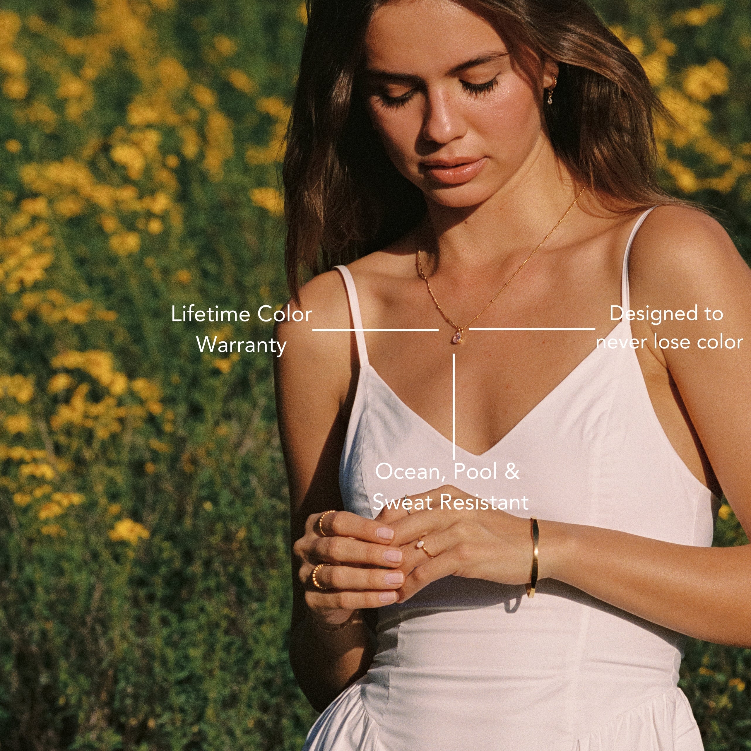 Rosé Halskette-Maison Doré