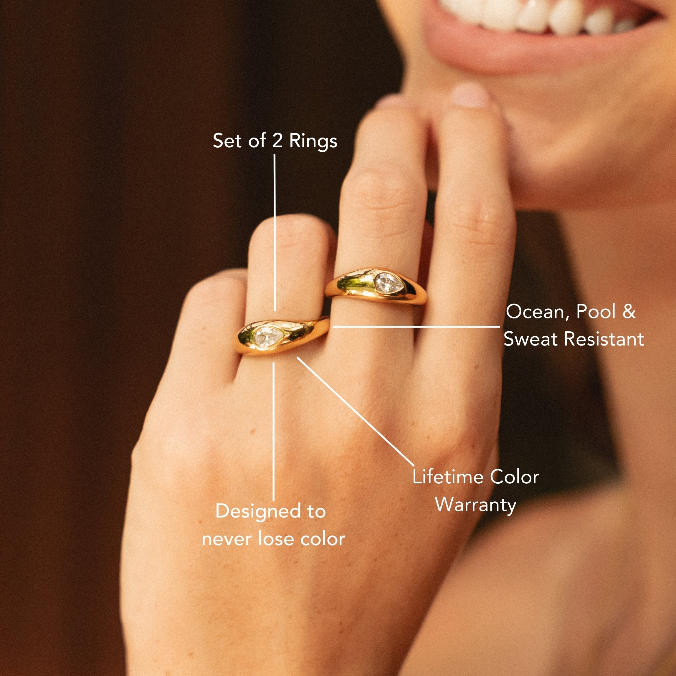 „Harmonie“ Ring Set-Maison Doré