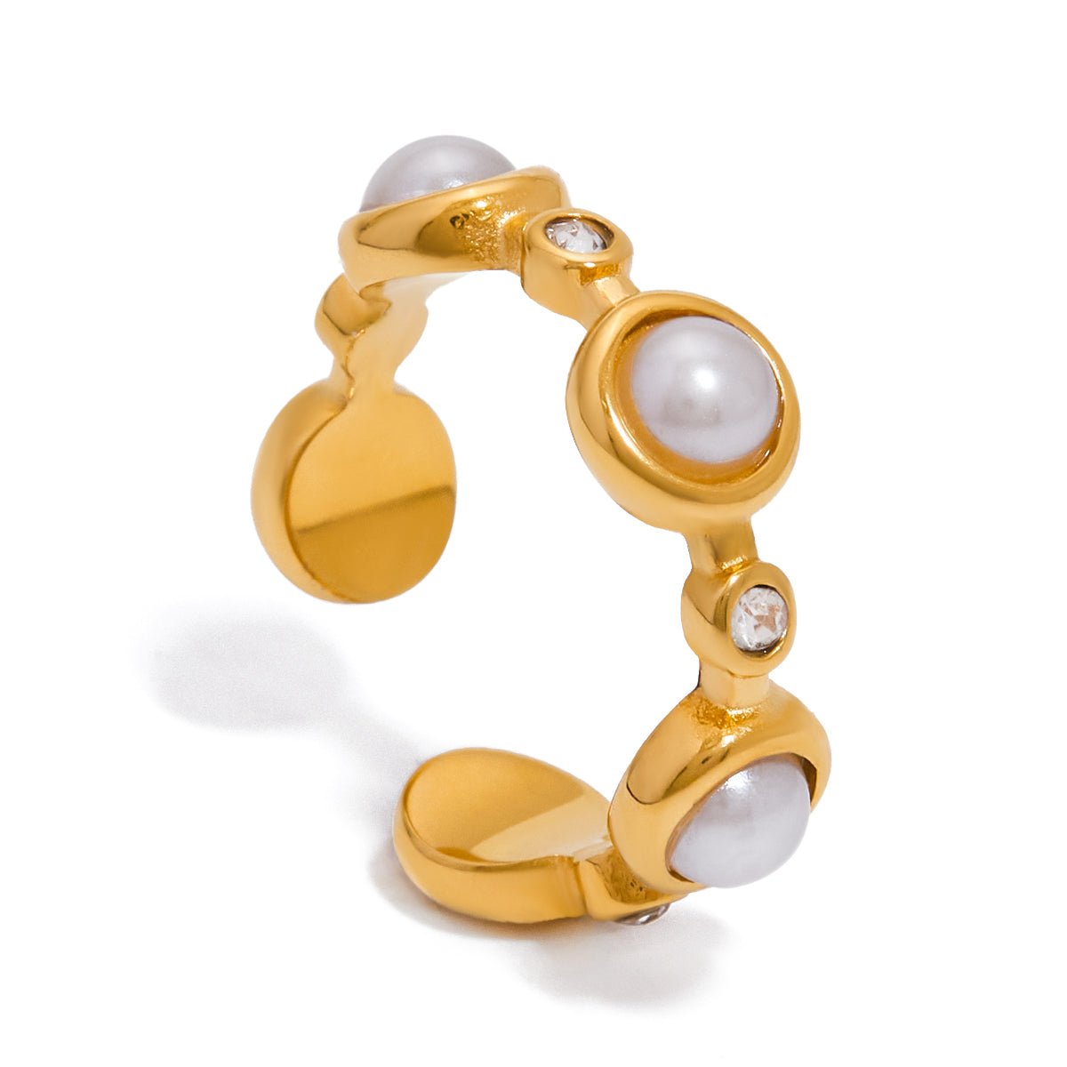 Ayana Parel Manchet Ring | 18K Gold