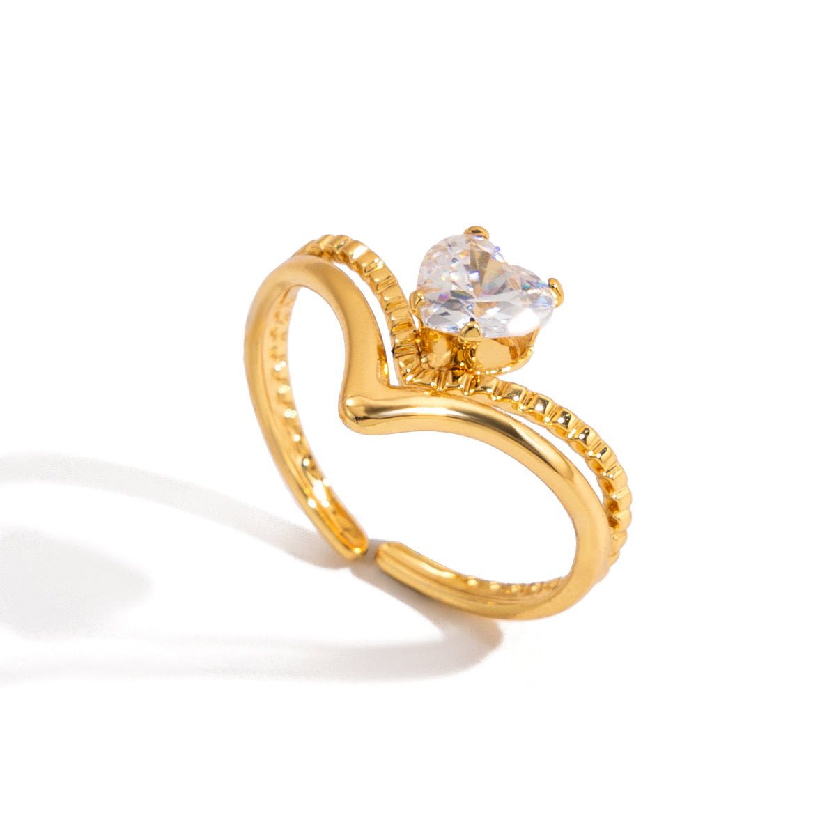 Ivelisse Solitärring | 18K Gold