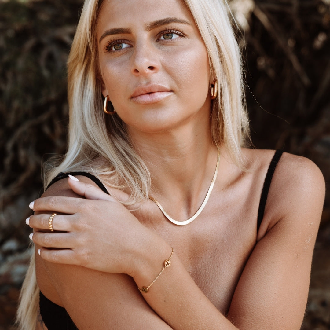 "Kauai" Fischgrät-Choker-Maison Doré