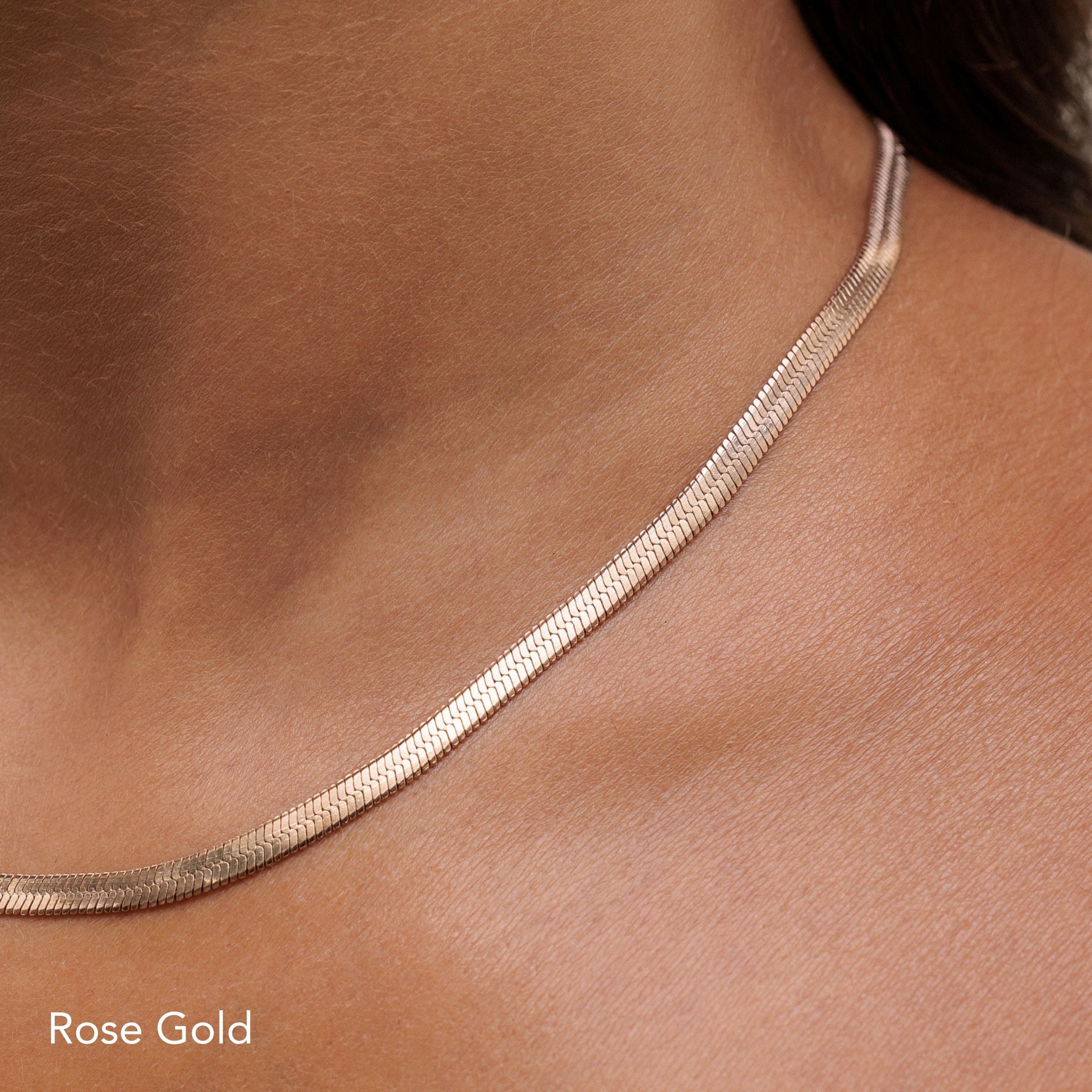 "Kauai" Fischgrät-Choker-Maison Doré