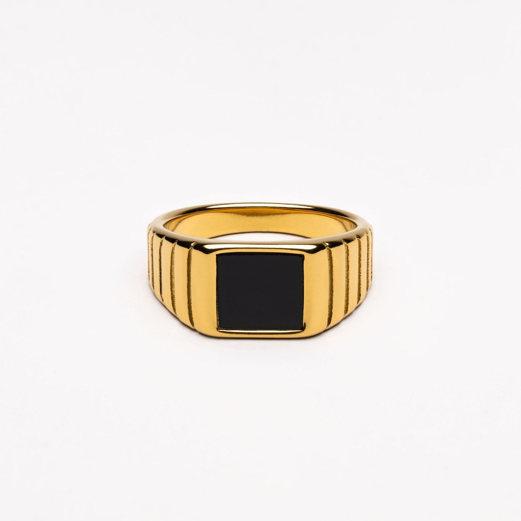 "Kaya" Onyx Ring-Maison Doré