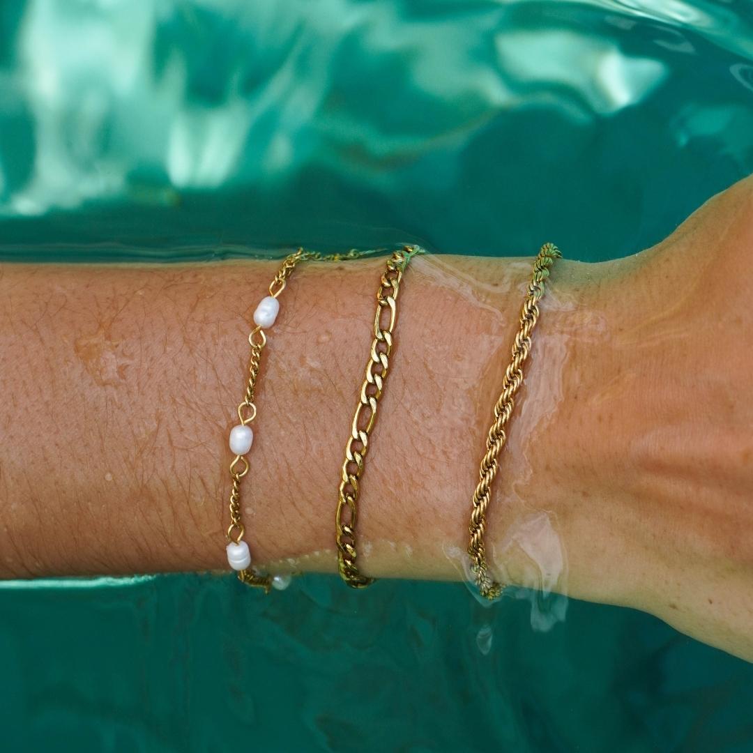 "Lovina" Süßwasserperlenarmband-Maison Doré