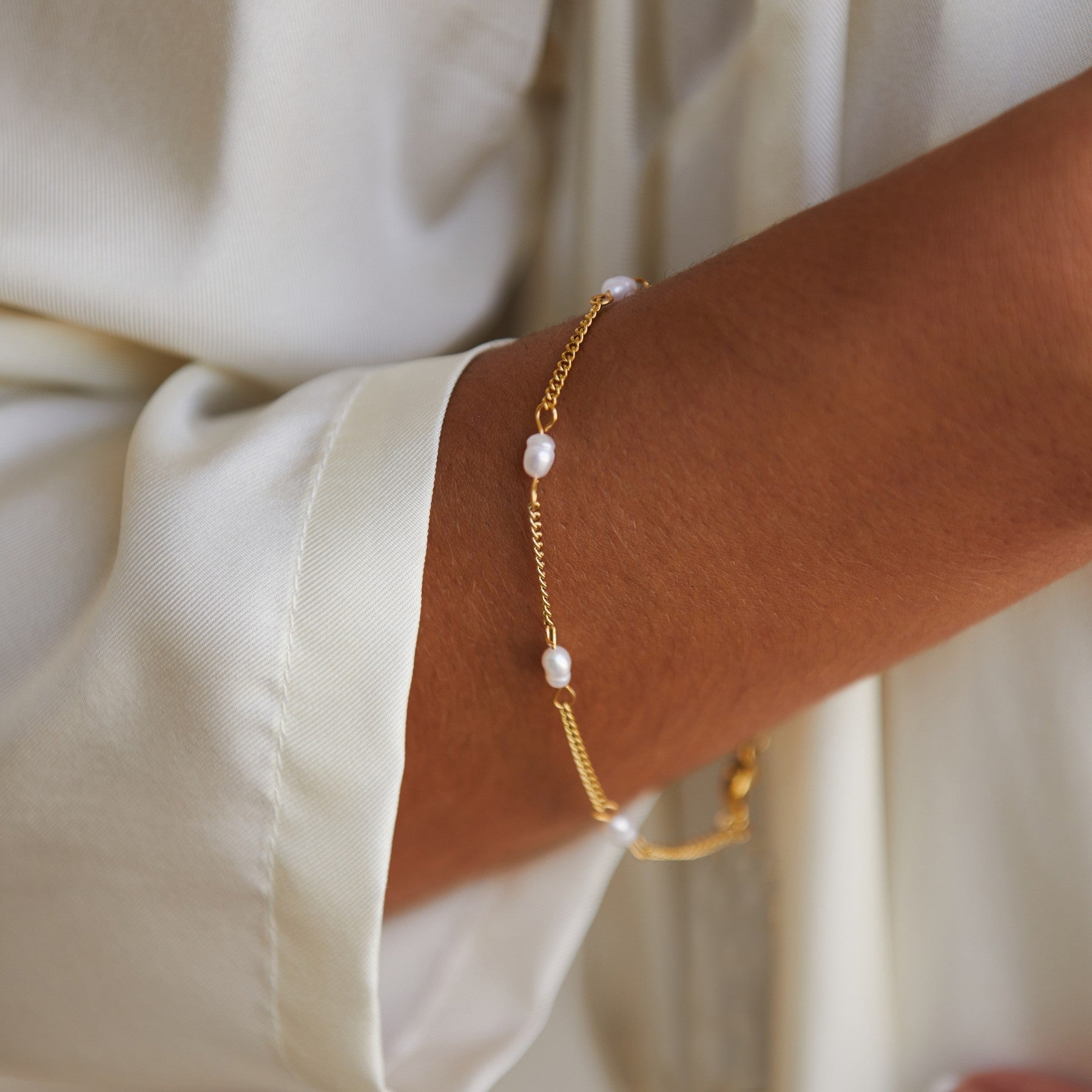 "Lovina" Süßwasserperlenarmband-Maison Doré