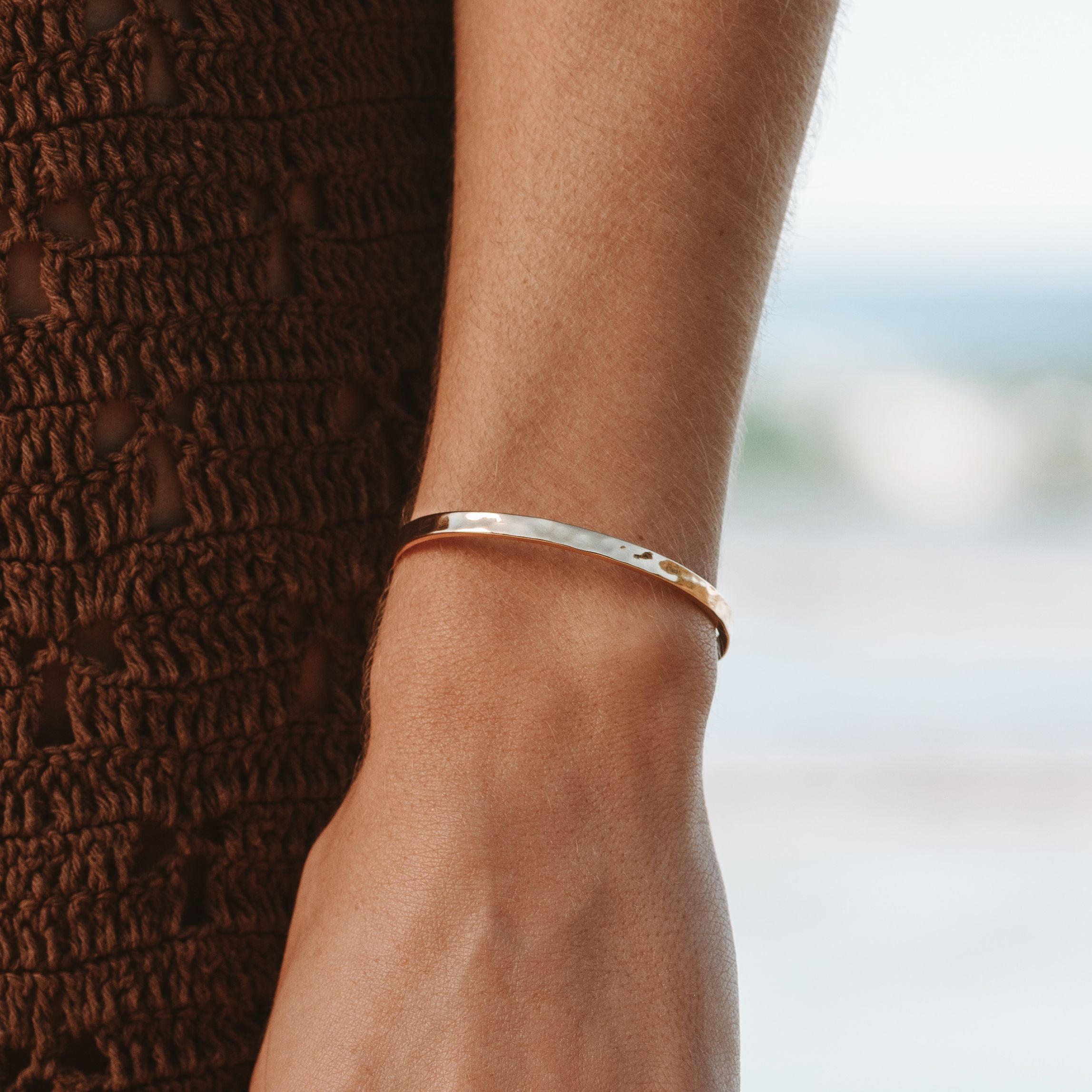 Hammered Cuff-Maison Doré