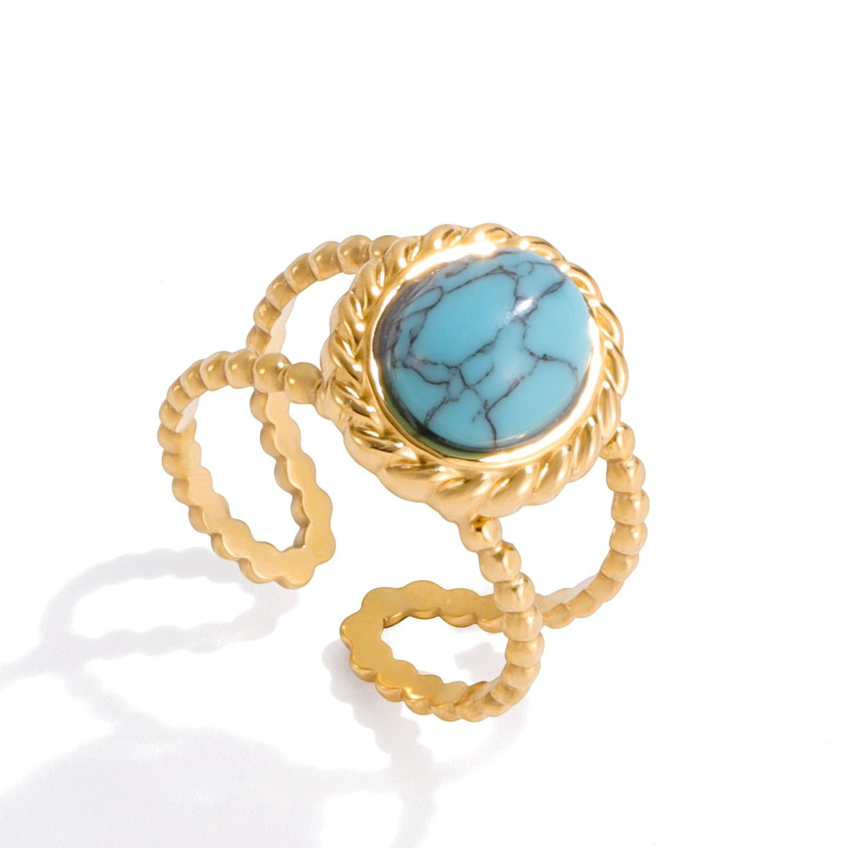 Safira Manschettenring | 18K Gold-Maison Doré